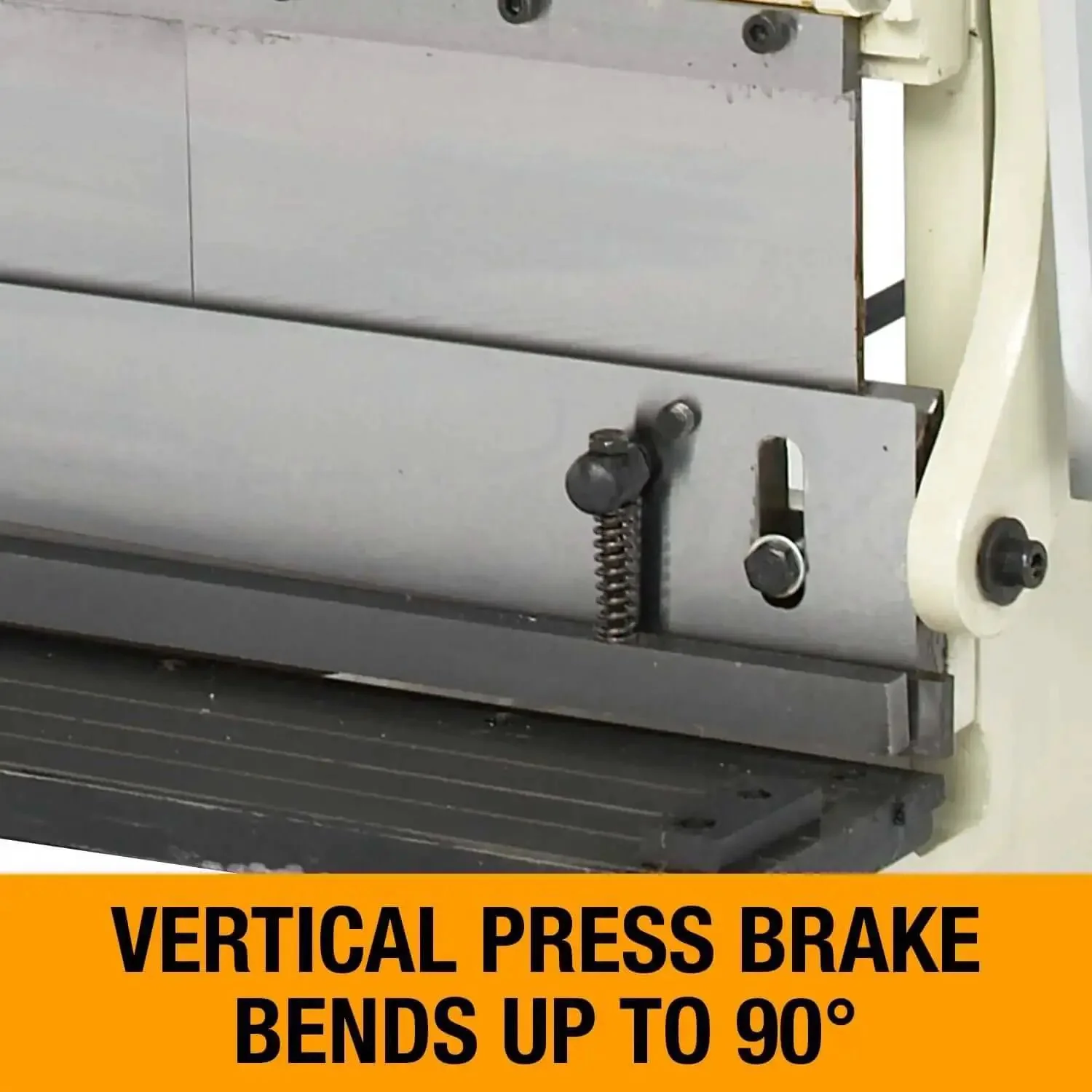 30-Inch Shear Brake Roll for Metal Fabrication Pro Grade, 20-Gauge Mild Steel and 16-Gauge Aluminum, Slip Roll With Three Wire Grooves, Vertical Press Brake, 90 Degree Bend, Manual Sheet Metal Forming Tool - Image 7