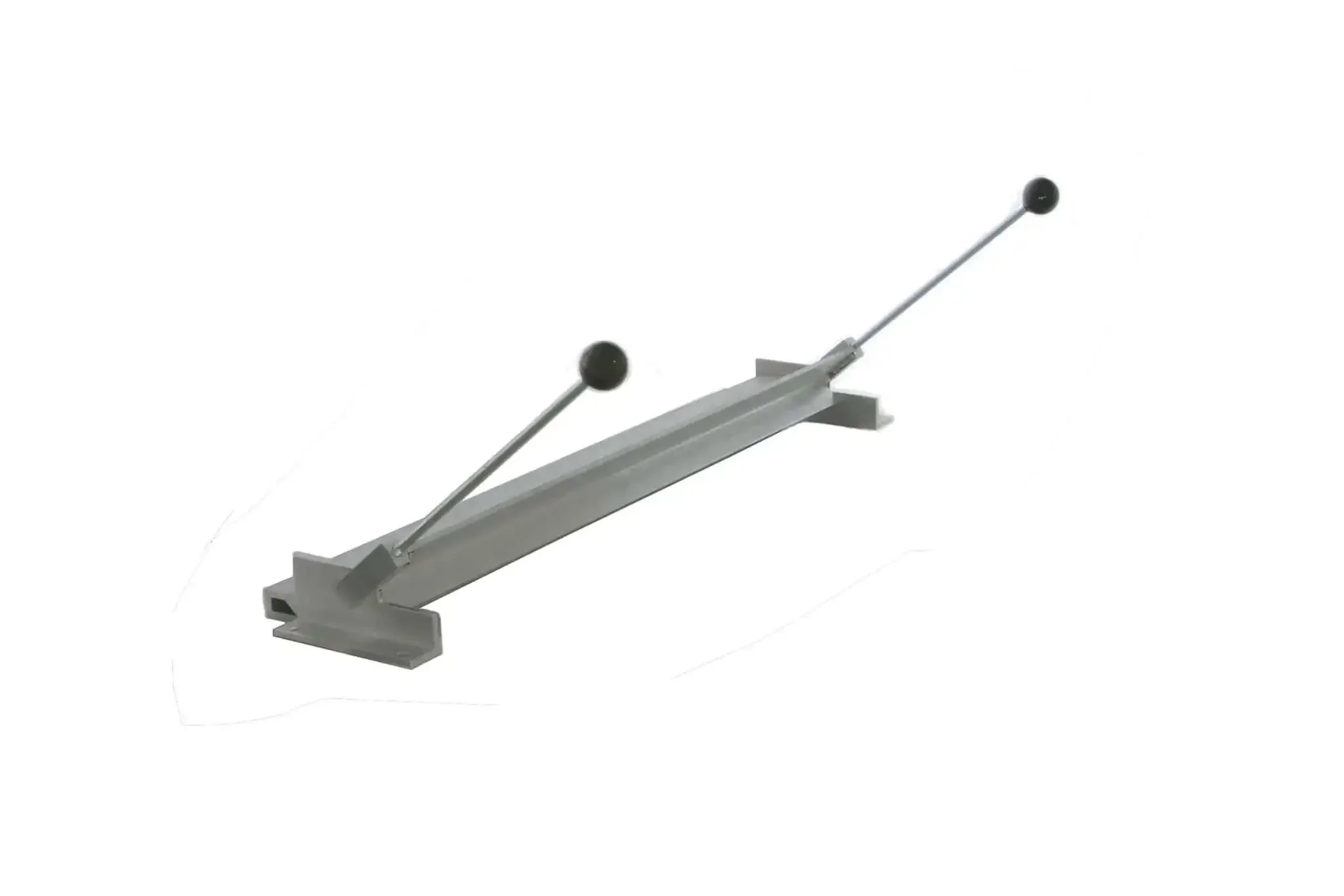 30-Inch Sheet Metal Bender With 12-Inch Leverage Handles For Up To 16 Gauge Aluminum And 18 Gauge Steel, Built Tough 1/4-Inch Extruded Aluminum Construction, Stationary Or Portable Mount, Made In USA, Gray