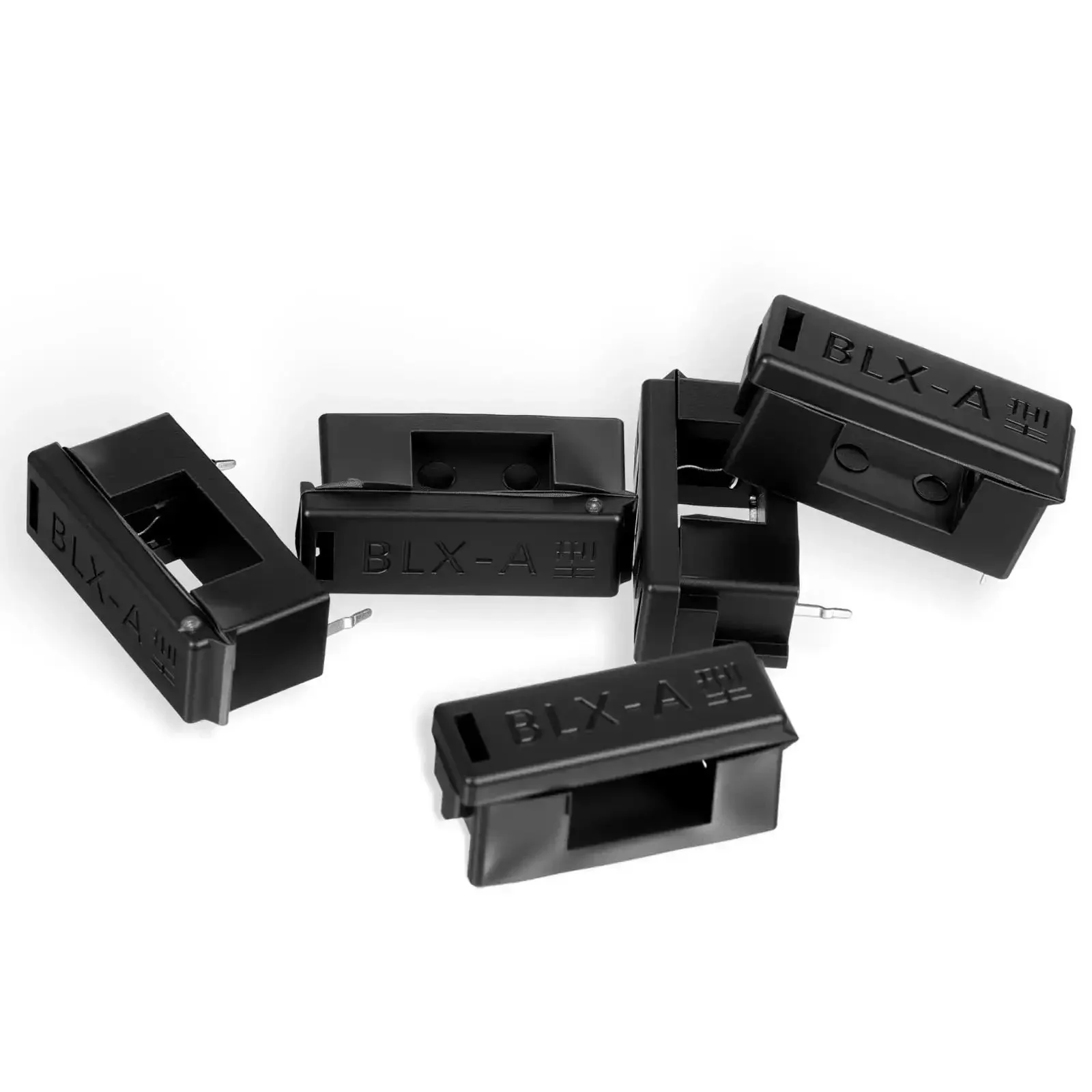 30 Pack 5 X 20 mm PCB Fuse Holder Kit Black Plastic Mount With Cover For Household Appliances Electric Power Telecommunications And Machine Tools Durable Circuit Protection For Prototyping And Repairs - Image 2