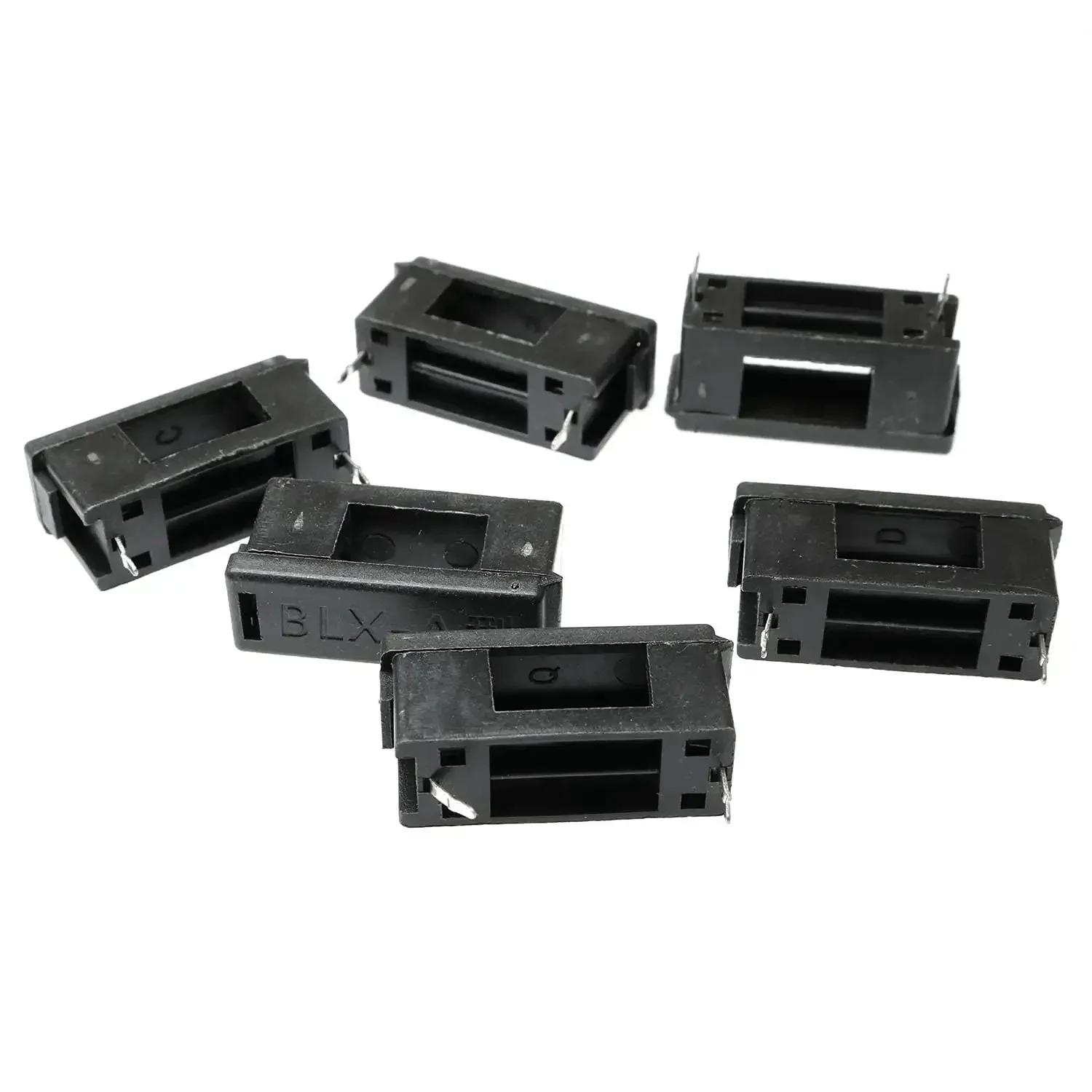 30 Pack 5x20mm PCB Mount Fuse Holders With Cover Black Plastic Fuse Seats For 250V 10A Circuits Great For DIYers And Pros Telecom And Industrial Equipment For Various Systems - Image 4