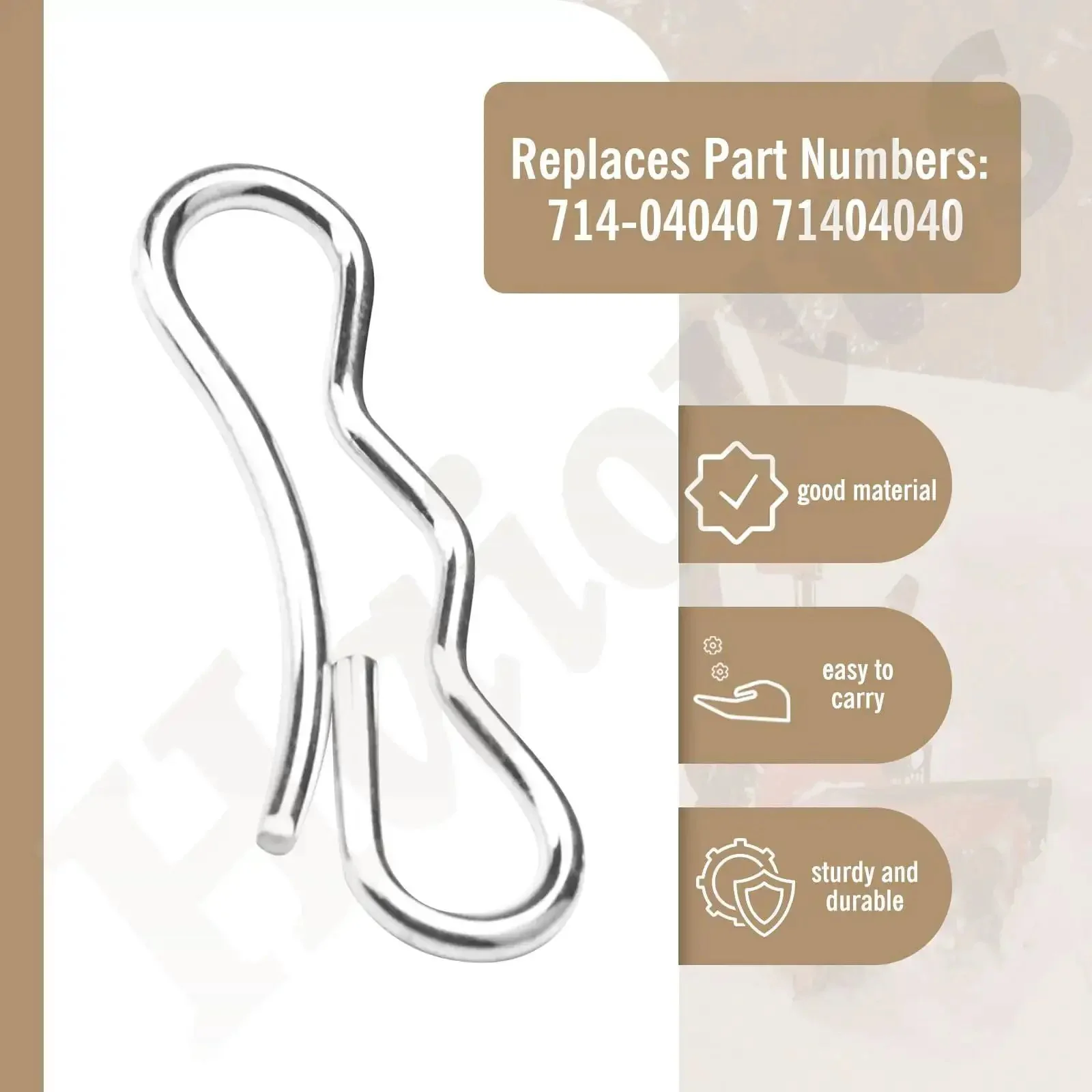 30 Pack Bow Tie Cotter Pins For MTD Cub Cadet Troy-Bilt Craftsman And More Compatible With 714-04040 71404040 And 714-0104 Replacement Pins For Lawn Mowers And Snow Throwers - Image 6
