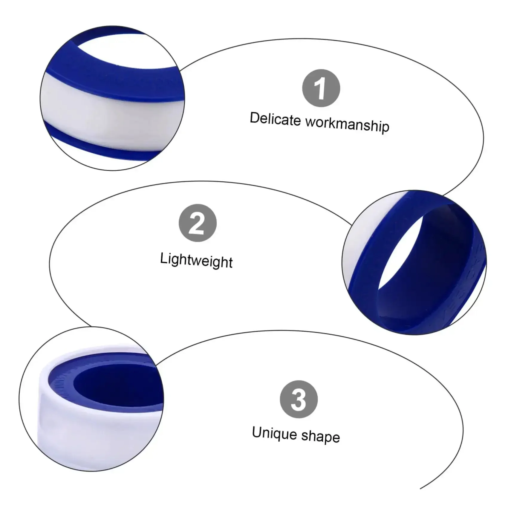 30 Pieces PTFE Thread Seal Tape DIY Leak Repair High Density Plumbing Fittings Faucets And Garden Hose Connections Safe And Non Flammable Long Lasting - Image 5