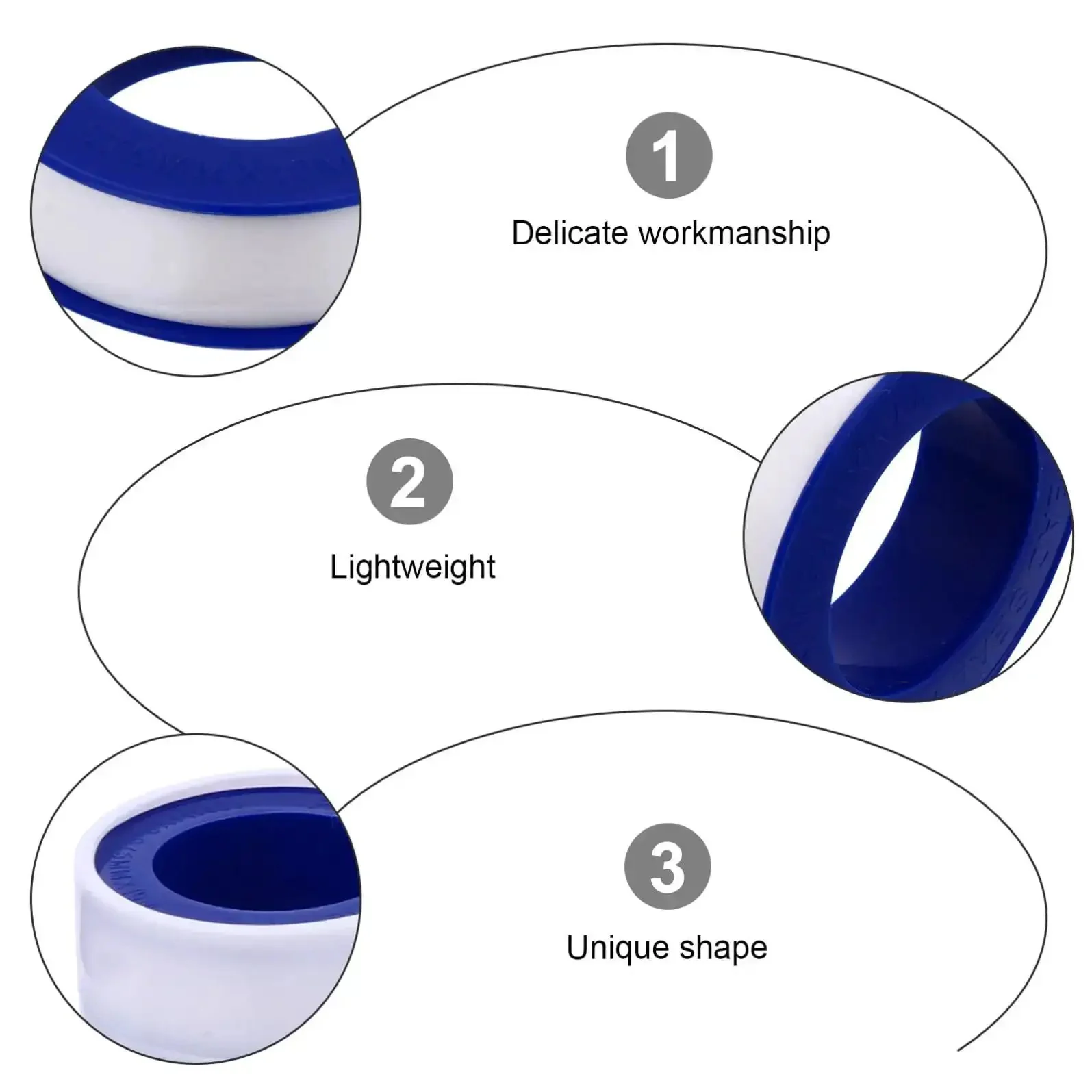30 Pieces PTFE Thread Seal Tape DIY Leak Repair High Density Plumbing Fittings Faucets And Garden Hose Connections Safe And Non Flammable Long Lasting - Image 8