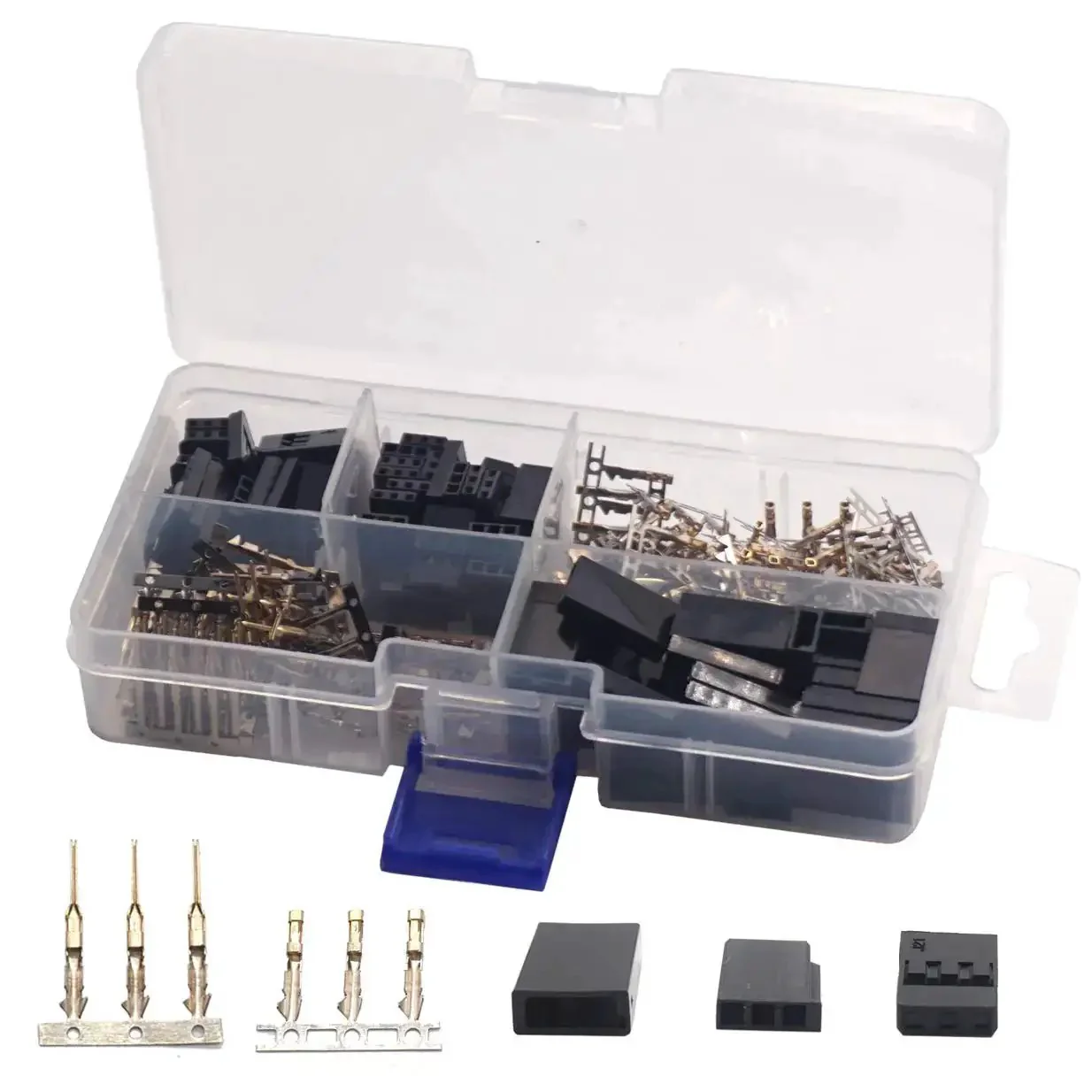 30 Sets RC Servo Plug Connector Kit With Male And Female Crimp Pins 2.54mm Pitch Ideal For Servo Extensions And Repairs Compatible With Futaba JR Hitec Spektrum Great DIY Project