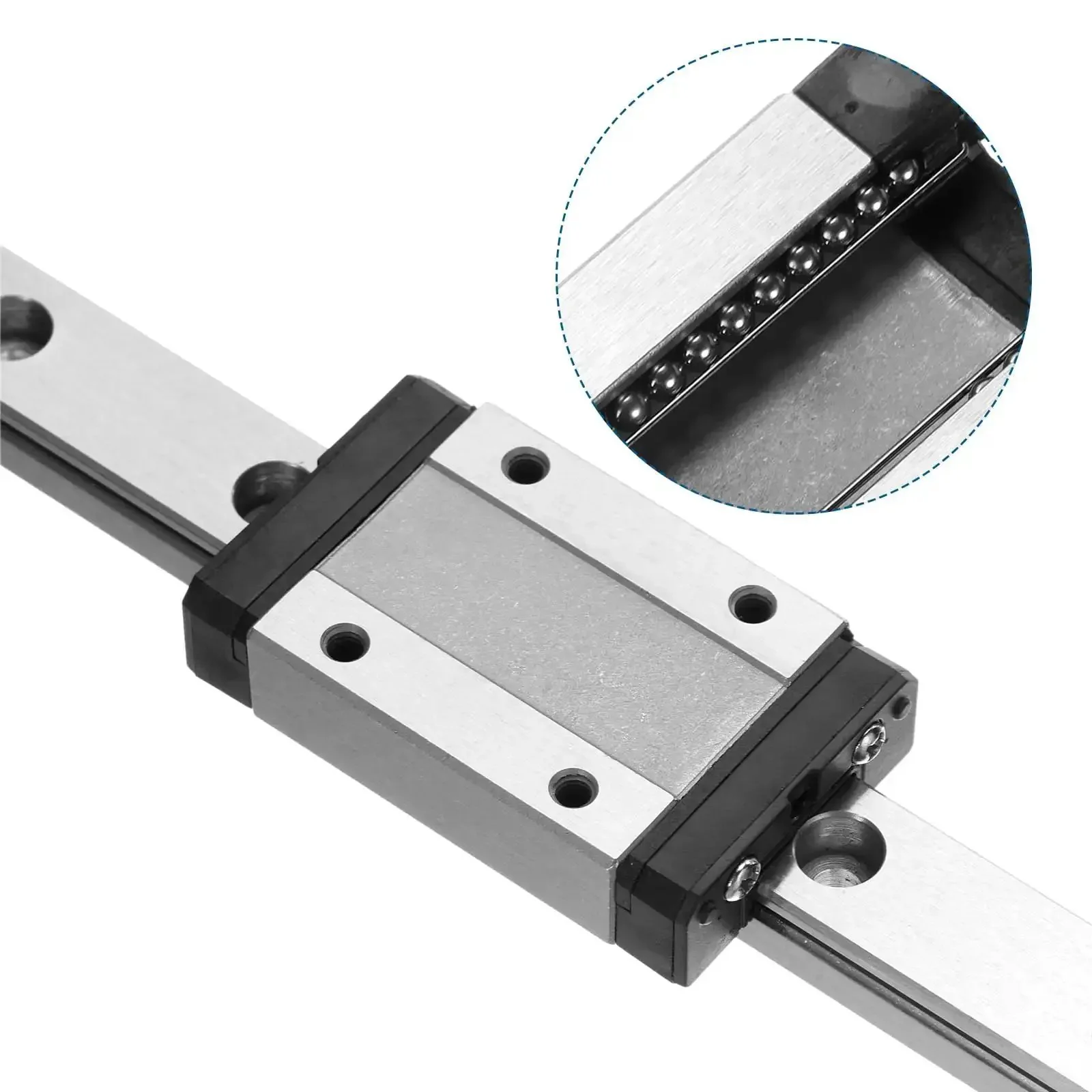 300mm Linear Guide Rail With MGN9C Carriage Block And Mini MGN12 Guide For DIY 3D Printers And CNC Machines Ready To Rock High Precision Bearing Steel Rail For Smooth Motion And Accurate Carriage Travel - Image 6