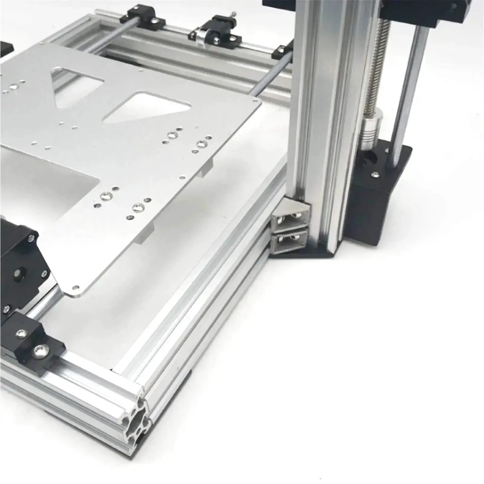 3030 Aluminum Extrusion Corner Bracket Kit With 40 M6 T Nuts And 40 Hex Screws, 20 Corner Brackets, 1 Wrench, 28x35x35mm, 90 Degree Connector For 3030 Aluminum Profiles, Easy DIY Assembly - Image 2