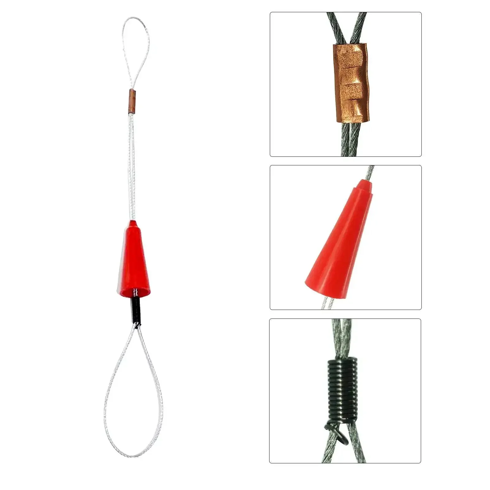 30M 100ft Fish Tape Cable Puller Kit For Through Wall Wiring Flexible Yet Rigid Design 4mm PET Cable Puller Duct Rodder Threader And Fastener For Quick No Hassle Wiring - Image 3