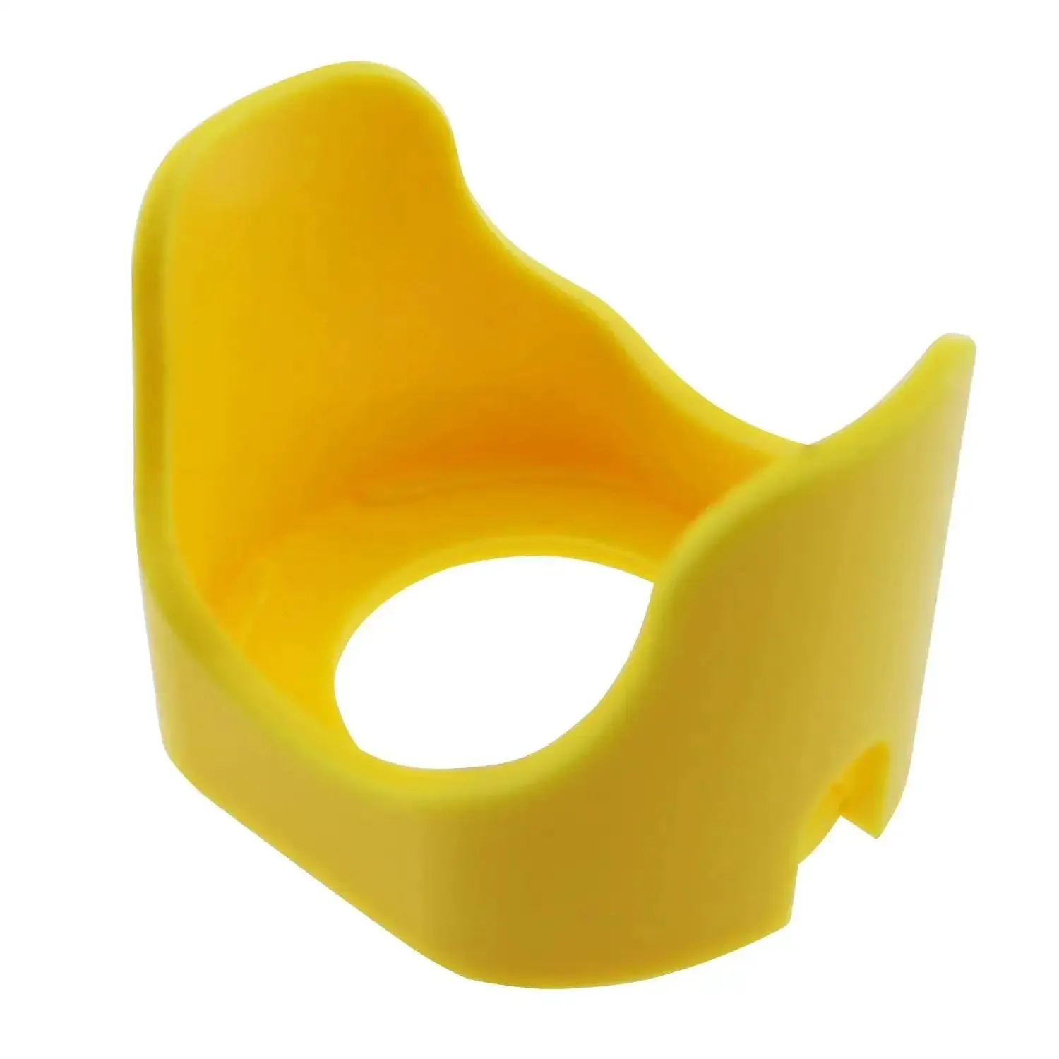 30mm Plastic Emergency Stop Button Protective Cover With Two Feet Guard For Push Switch Yellow Shield For Industrial Control Panels Durable Beefy Protective Cap Built For Low Temperature Environments - Image 4