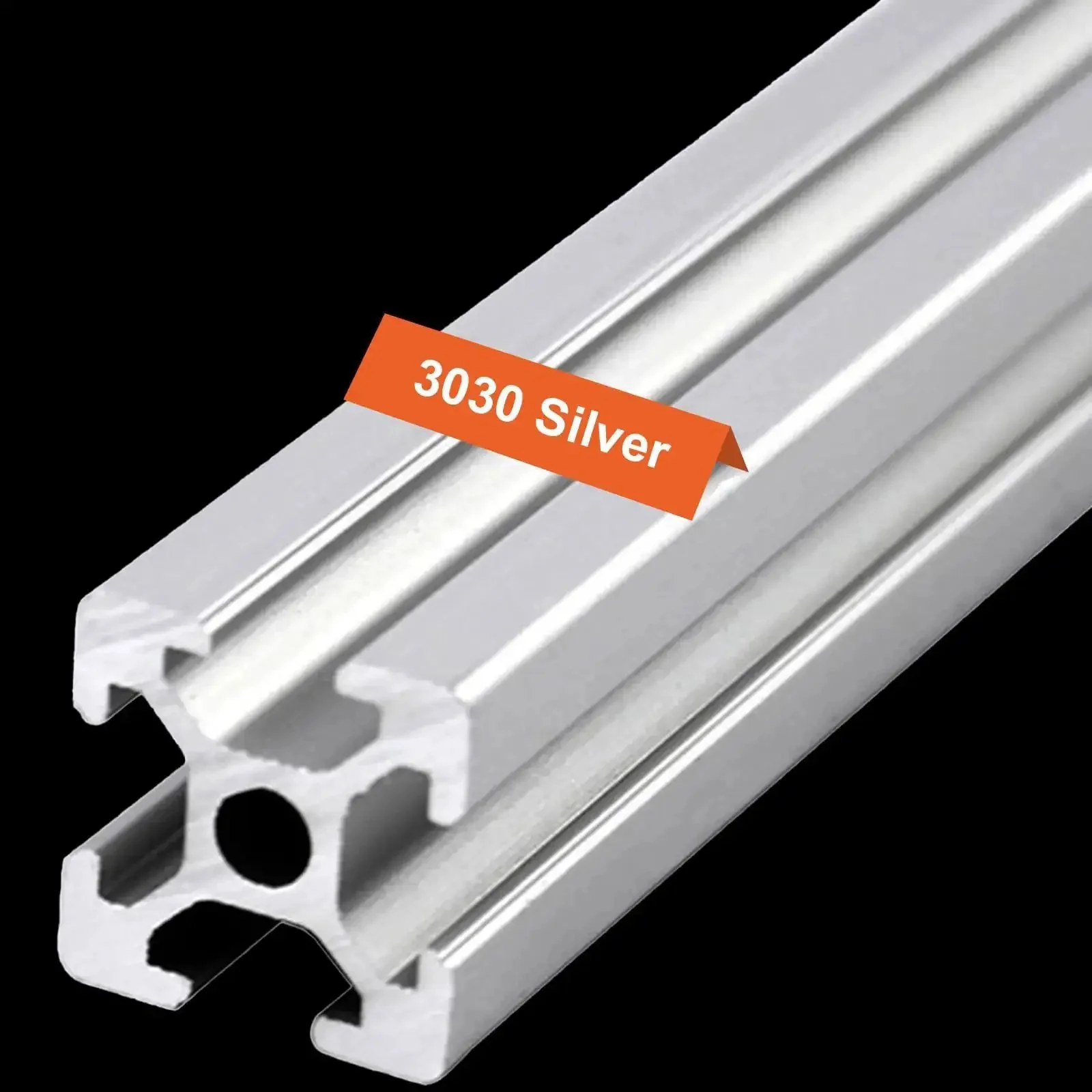 30x30 Aluminum Extrusion 1000mm 2 Pack T Slot Rails European Standard Anodized Silver Linear Rail For 3D Printer Laser Engraving Machine CNC Workbench DIY Projects Heavy Duty Ready - Image 5