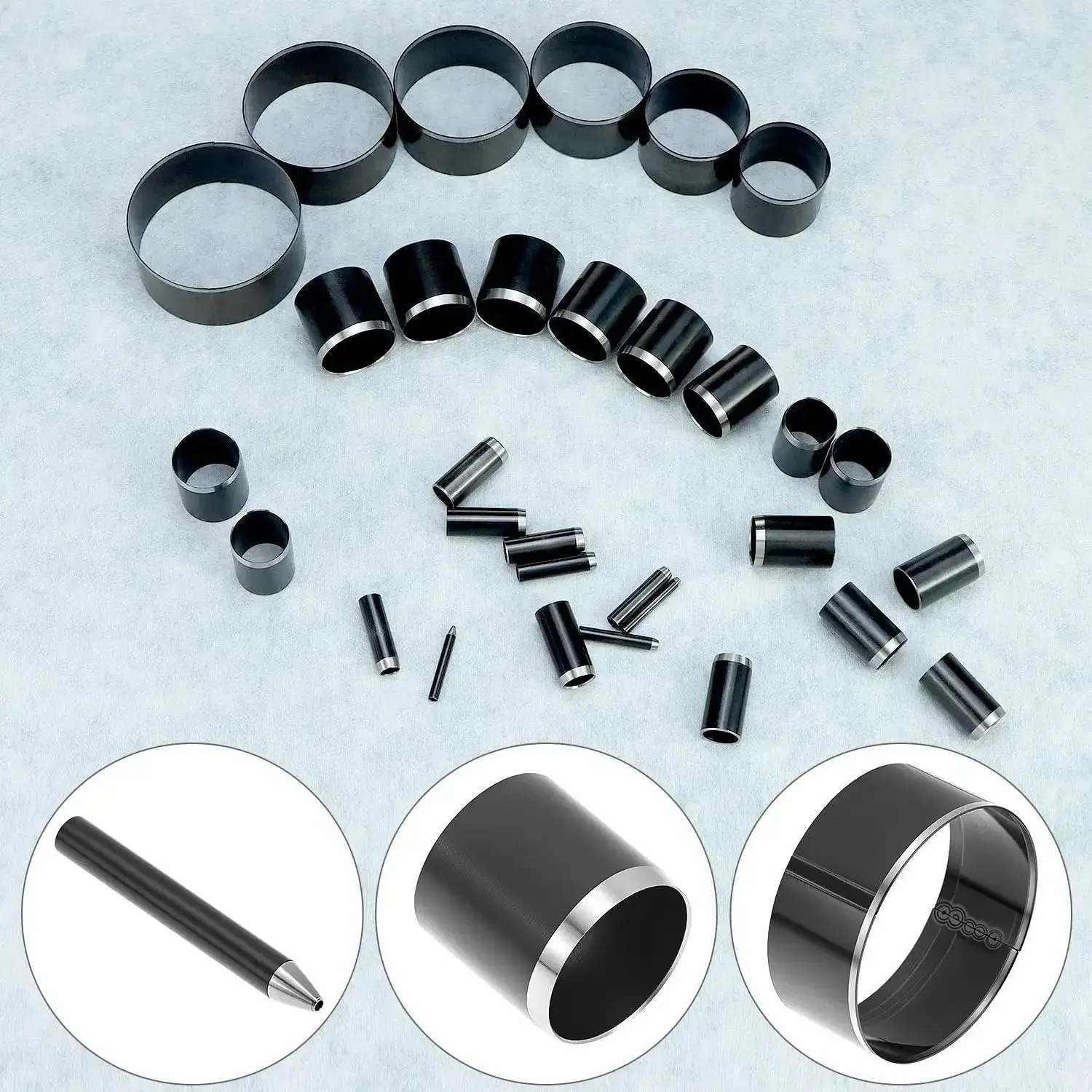 31 Piece Leather Circle Cutter Tool Set For Precision Round Holes With Cutting Dies 1 To 25 mm In High Carbon Steel Heavy Duty Circular Punch Kit For DIY Crafts And Jewelry Making - Image 4