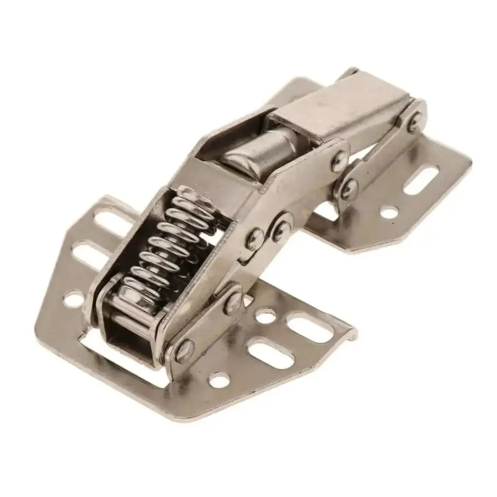 316 Cold Rolled Steel Gate Cabinet Door Spring Loaded Hinge Self Closing One Piece For Cabinets And Overhead Doors Heavy Duty Rust Resistant Smooth Quiet Close Performance - Image 2