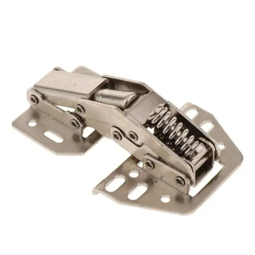 316 Cold Rolled Steel Gate Cabinet Door Spring Loaded Hinge Self Closing One Piece For Cabinets And Overhead Doors Heavy Duty Rust Resistant Smooth Quiet Close Performance - Image 4