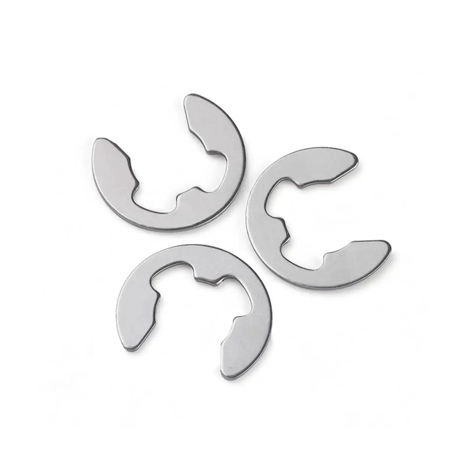 316 Stainless Steel E Clip Circlip Retaining Ring Washer For Shaft Fasteners Set GB Standard External Retaining Rings In Sizes M3 M4 M5 M6 M8 M10 M12 30Pcs Per Size Ideal For Automotive And Machinery