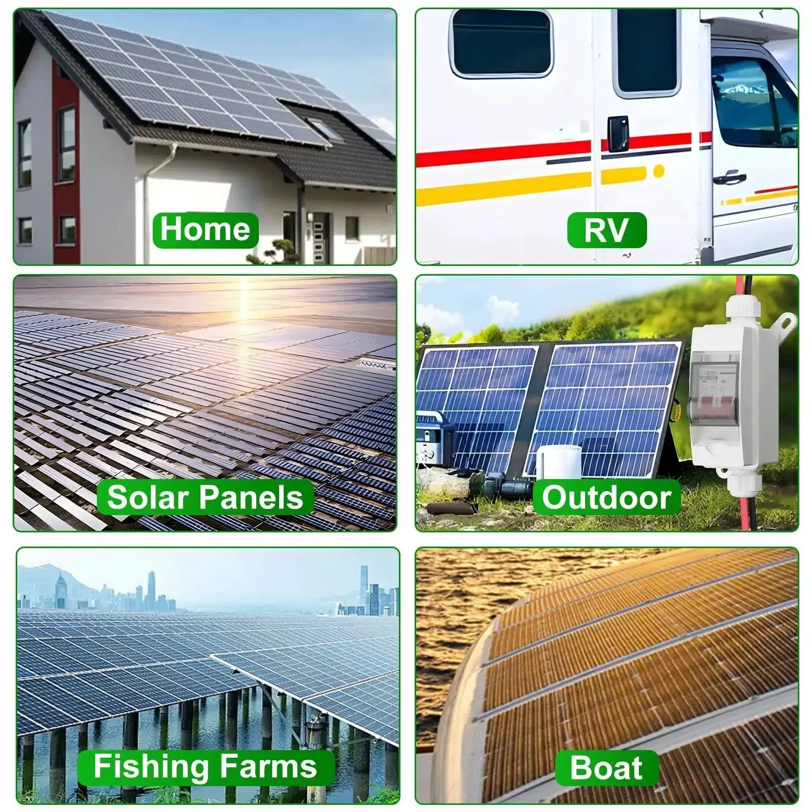 32 Amp 500V DC Solar Disconnect Switch With Plug and Play Connector In IP65 Waterproof Box For Outdoor PV Systems RV And Solar Installations For Outdoor PV Or AC Systems With Easy Plug and Play Wiring And Safe Isolation - Image 3