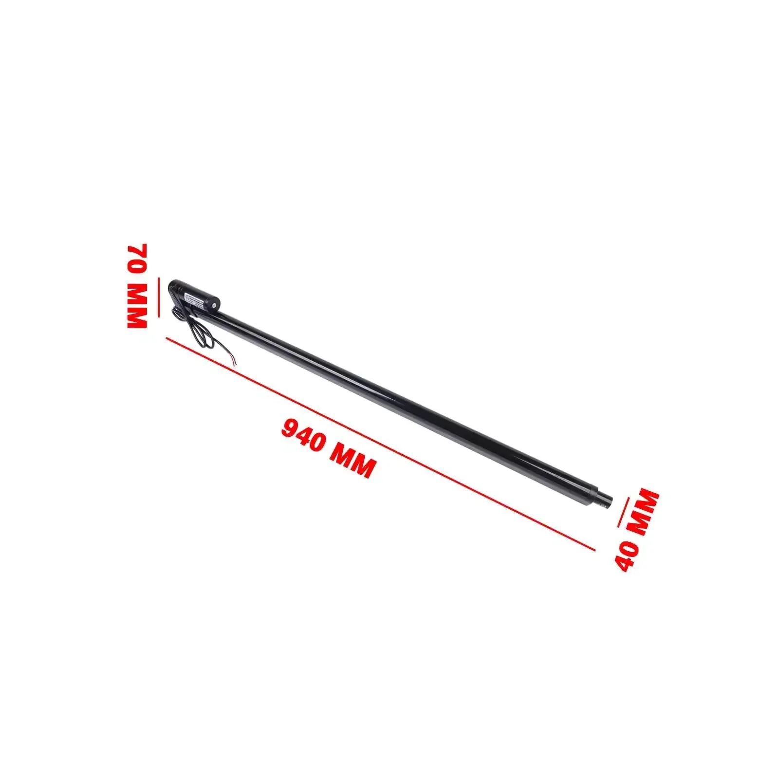 32 Inch 12V Linear Actuator With Beefy 440 Pound Load Capacity, 2000N, IP65 Waterproof, 0.31 Inch Per Second Travel, Electric Actuator With Mounting Brackets For Industrial Lifting And Agricultural Machinery - Image 5