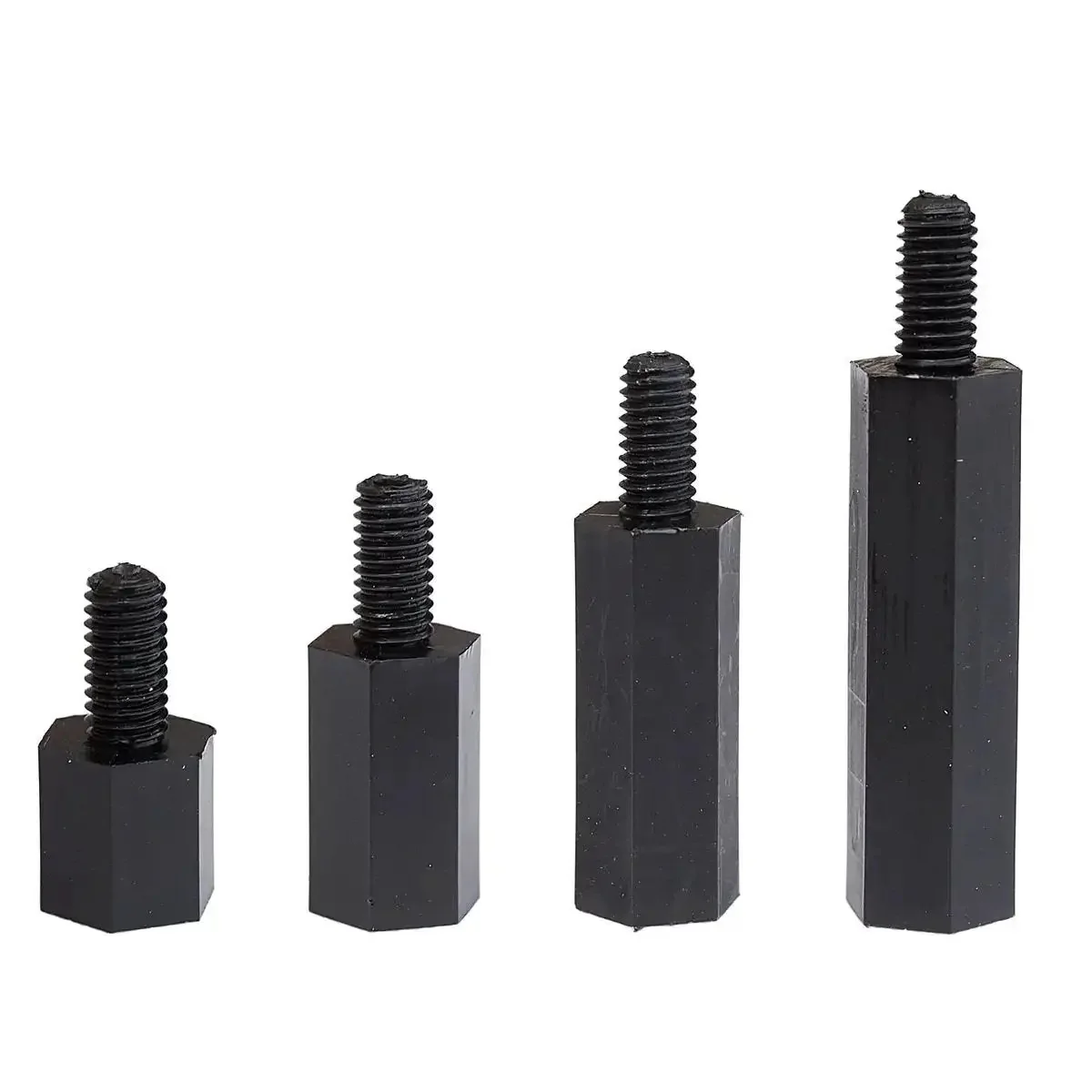 320Pcs M3 Nylon Hex Spacer Standoff Kit With Male And Female Threaded Pillars, Nuts, Screws For PCBs And Motherboards, Black, Includes Plastic Storage Box Great For DIY Projects - Image 6