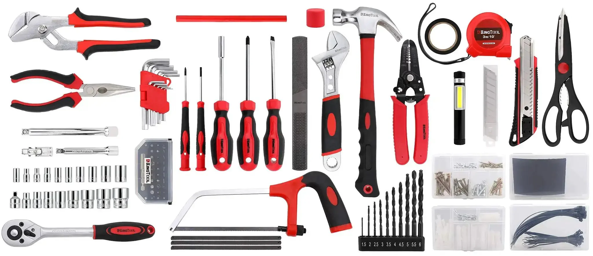325 Piece Home Repair Tool Set With Drawer Toolbox Storage Case, General Home And Auto Repair Kit For DIYers And Handymen, Complete Tools For Quick Fixes And Easy Home Organization - Image 6