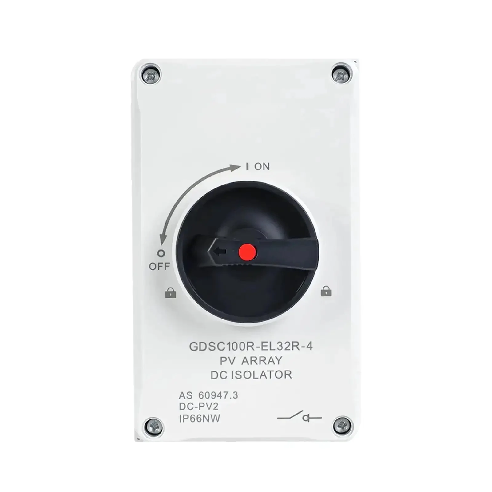 32A DC 1200V Solar Disconnect Isolator Switch With IP66 Waterproof Enclosure And PV Connector For Solar Power Off On Grid Systems RV Friendly And Home Installations
