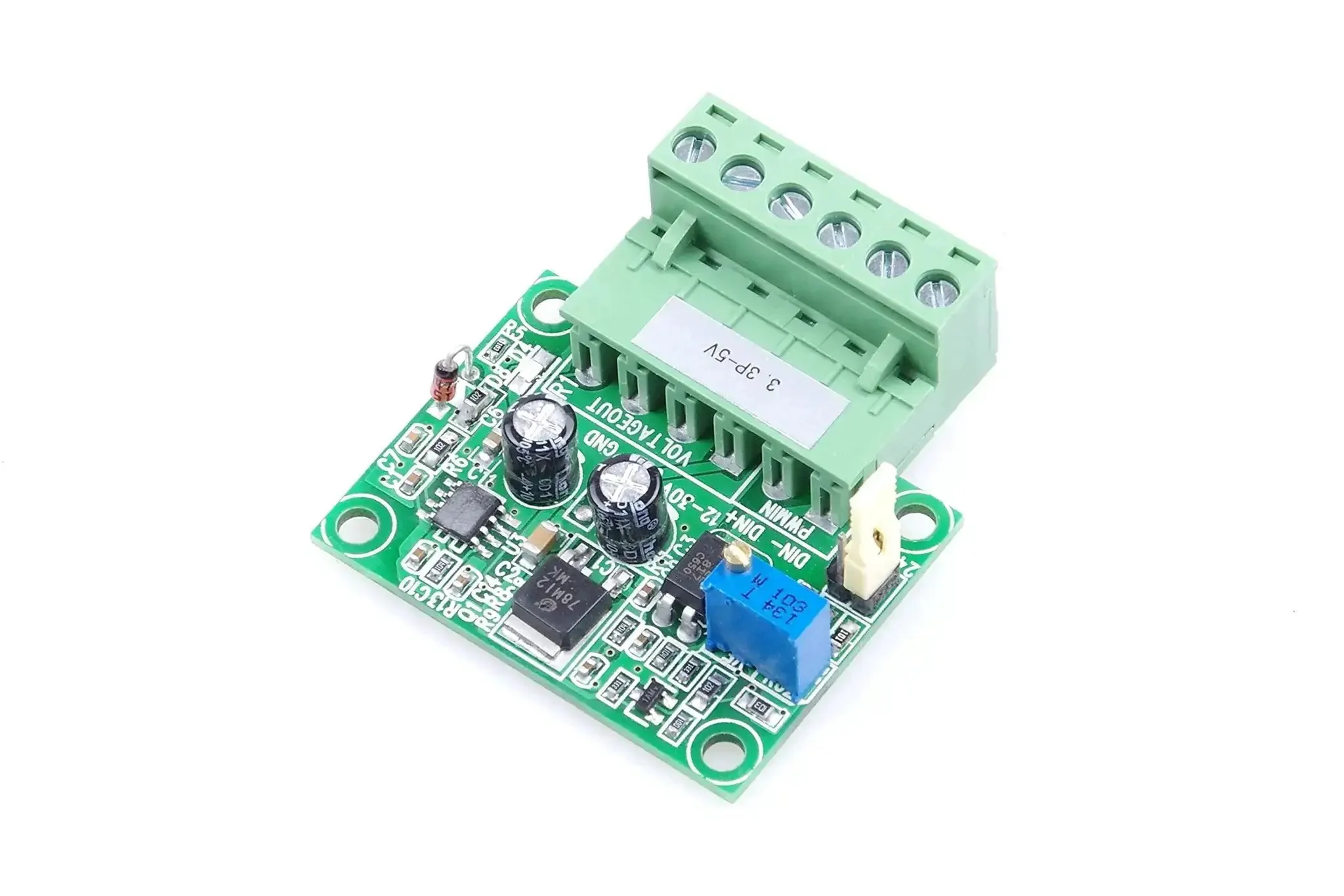 3.3V PWM To 0-10V Converter Module For PLCs And Industrial Controls, Plug And Play Digital To Analog Interface, Easy PWM Signal To Analog Output, 1kHz To 3kHz Range, 4.5V To 10V Input, Jump Cap 5V, Ideal For Industrial Automation Panels - Image 6