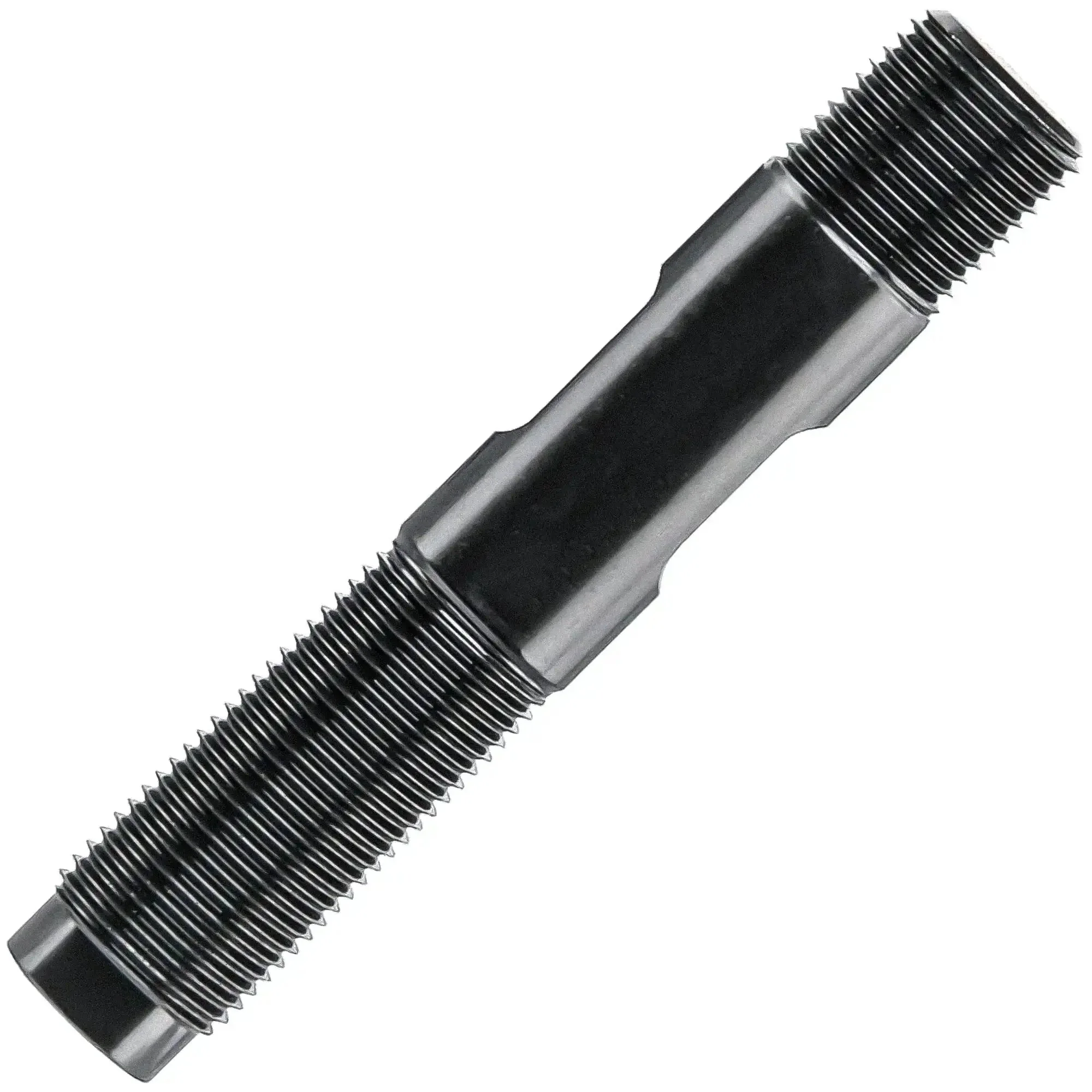 3/4 Inch Black Steel Flat End Draw Stud For Pro Knockout Tools And Punches Dies With Engraved Cross Hairs Built For Metal Fabrication And Precise Hole Punching