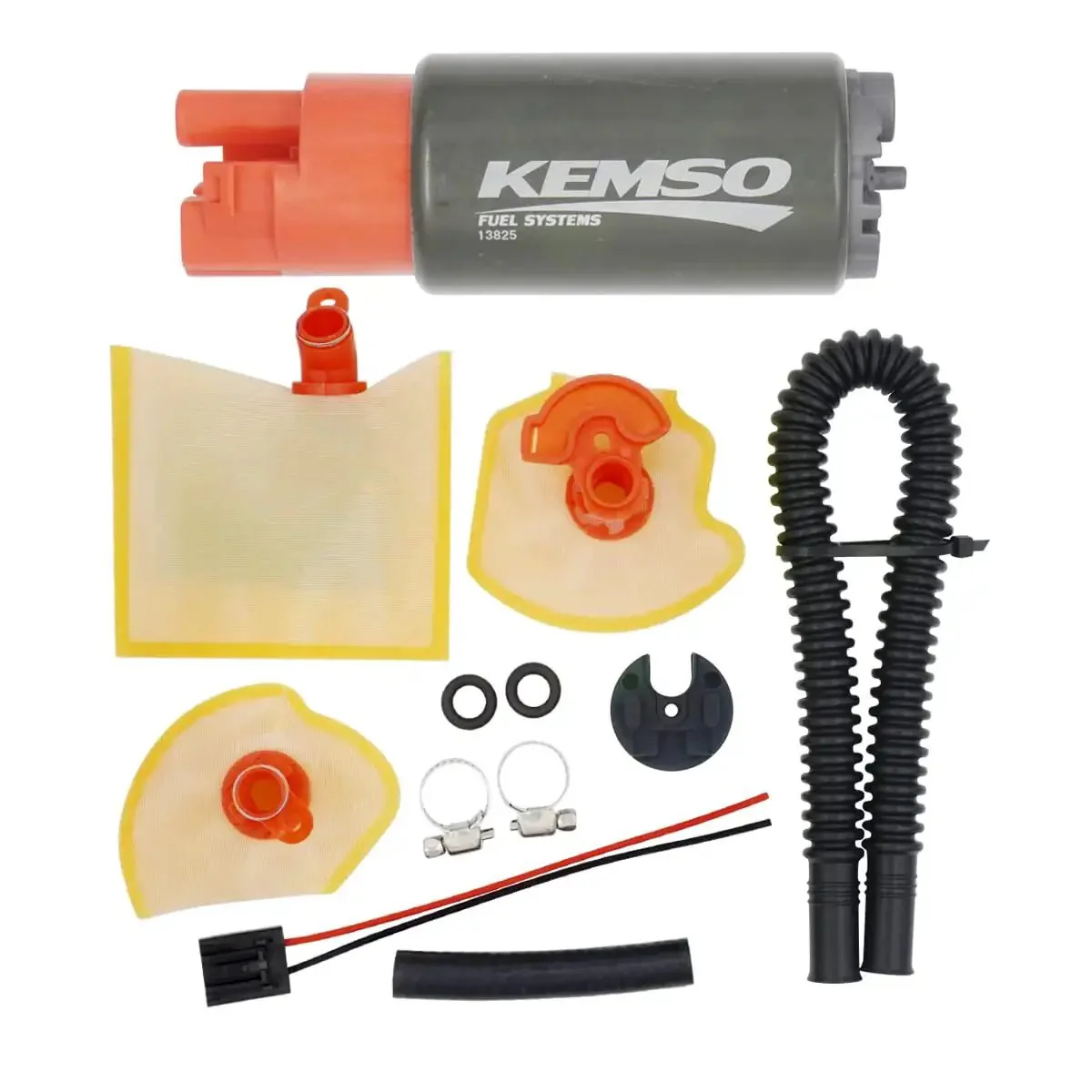 340 LPH Kickass High Performance Fuel Pump For Subaru And Honda Vehicles Replaces AEM 50 1215, Supports Gasoline And E85, Bypass Valve Set At 125 Psi For Higher Flow, Up To 600 HP NA Turbo And Supercharged Applications, USA Based Tech Support