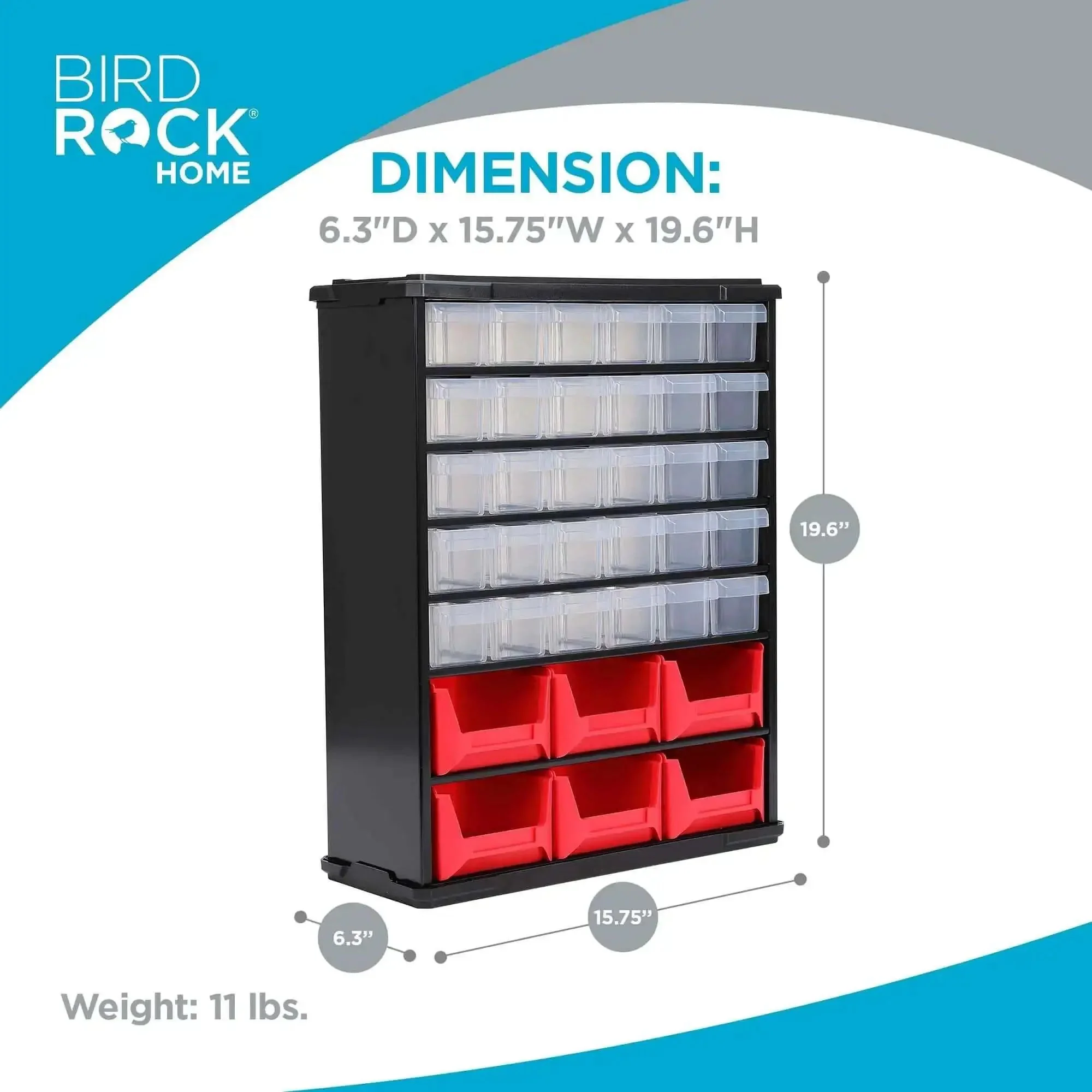 36 Drawer Craft Organizer Bin Heavy Duty Metal Hardware Storage For Nails Nuts Bolts Legos And Small Parts Versatile Parts Bin Organizer With Mini And Large Drawers For Home Workshop Garage - Image 6