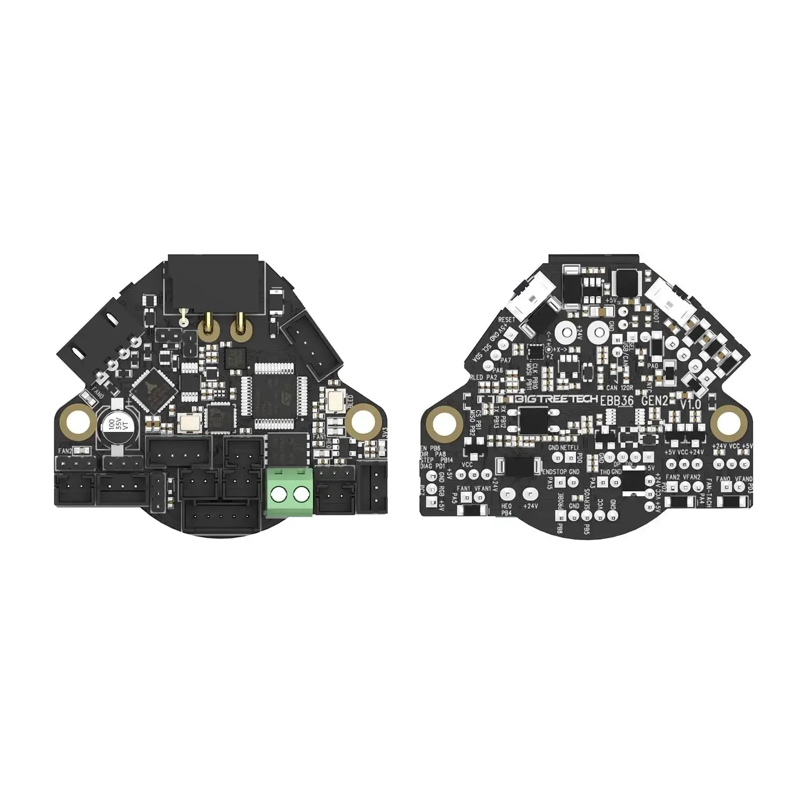 36 Gen2 Extruder Breakout Board With CAN And USB Communication For Nema 14 36mm Stepper Motors Plug And Play Easy Setup Real Time Data Transmission Anti Noise Robust Firmware Update Via Boot Button DFU Mode - Image 2