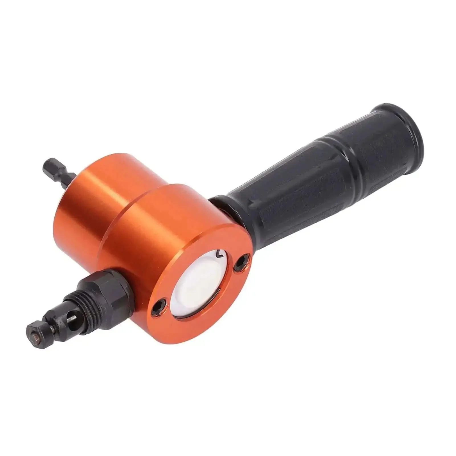 360 Degree Double Head Cutter Tool For Sheet Metal Cutting And Drilling, Electric Nibbler Attachment With Rotating Head Do It All Metal Fabrication Gear For Auto And Home Repairs - Image 7