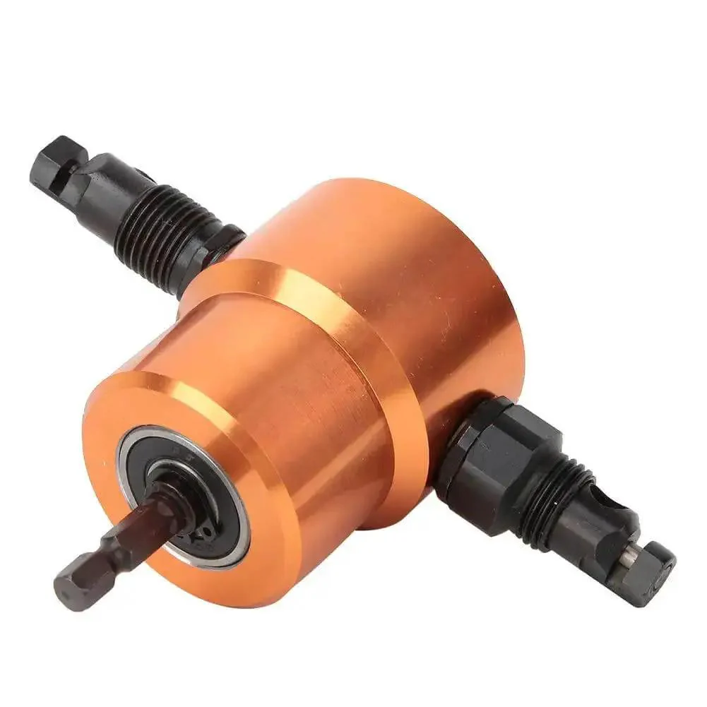 360 Degree Double Head Sheet Metal Cutter For DIY Cutting And Car Repair, Versatile Nibbler Drill Tool To Tackle Straight Lines, Curves, And Circles With Ease - Image 7