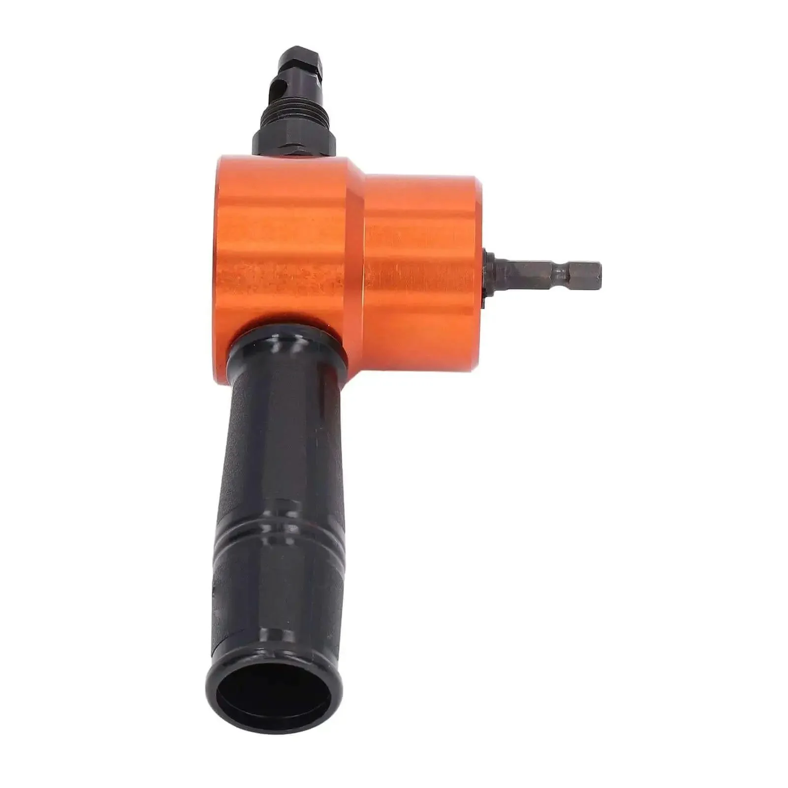 360 Degree Double Head Sheet Metal Cutter Nibbler Attachment For Drills Heavy Duty Pro Grade Burr Free Rotating Cutter Kit Works With Electric Or Air Drills Ideal For Auto And Home Repairs - Image 4