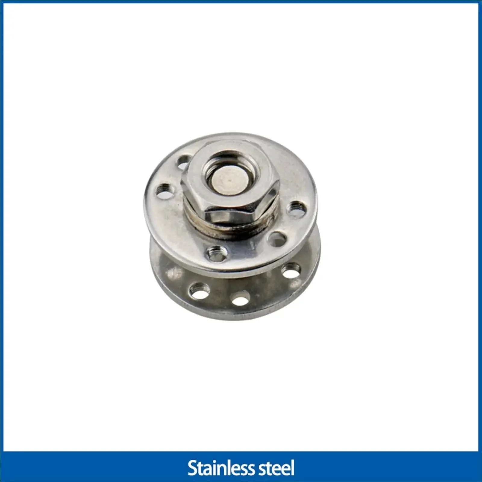 360 Degree Free Stop Disk Damping Hinge With Hidden Rotation And Adjustable Torque 6N.m In 304 Stainless Steel Buffed Finish For Cabinet Doors And Easy Install For Any Space - Image 5