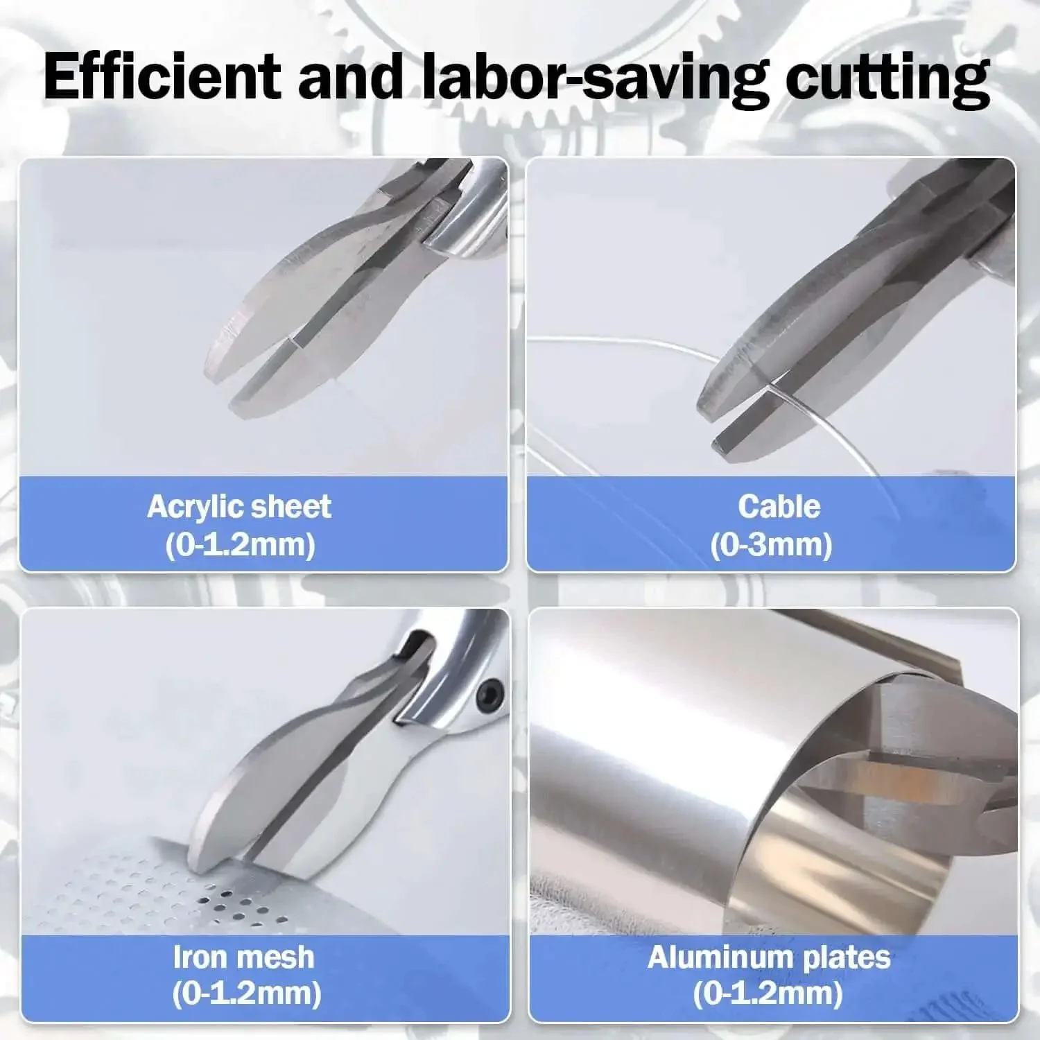 360 Degree Pivoting Drill Metal Shear Attachment For Cordless And Corded Drills Heavy Duty Metal Cutter For Iron Aluminum And Copper Sheets With Adjustable Handle Turns Your Drill Into A Sheet Cutting Workhorse - Image 4