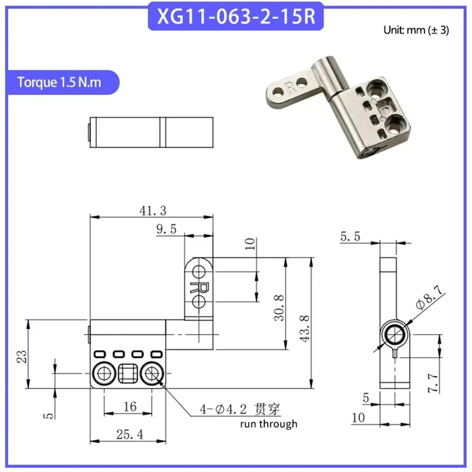 360 Degree Rotating Torque Zinc Alloy Damping Hinge For Boats, Ships, And Autos, Built To Last, Quiet Close, Smooth Action, Rust Resistant, Heavy Duty 1 Piece - Image 6