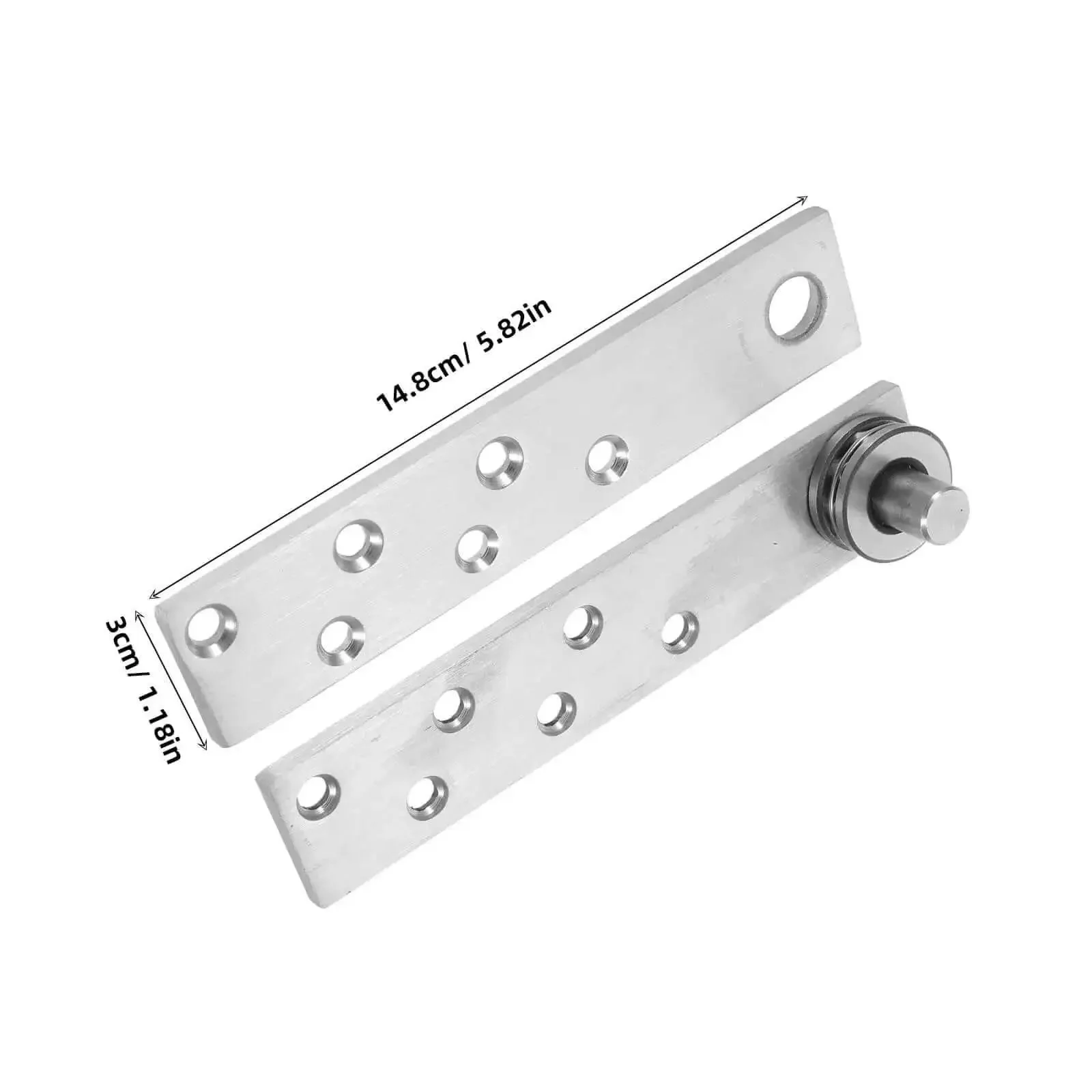 360 Degree Stainless Steel Hidden Door Pivot Hinges Tough As Nails Concealed Load Bearing For Secret Doors And Cabinets Hardware Built To Last Cabinet Door Hardware For High Traffic Use - Image 9
