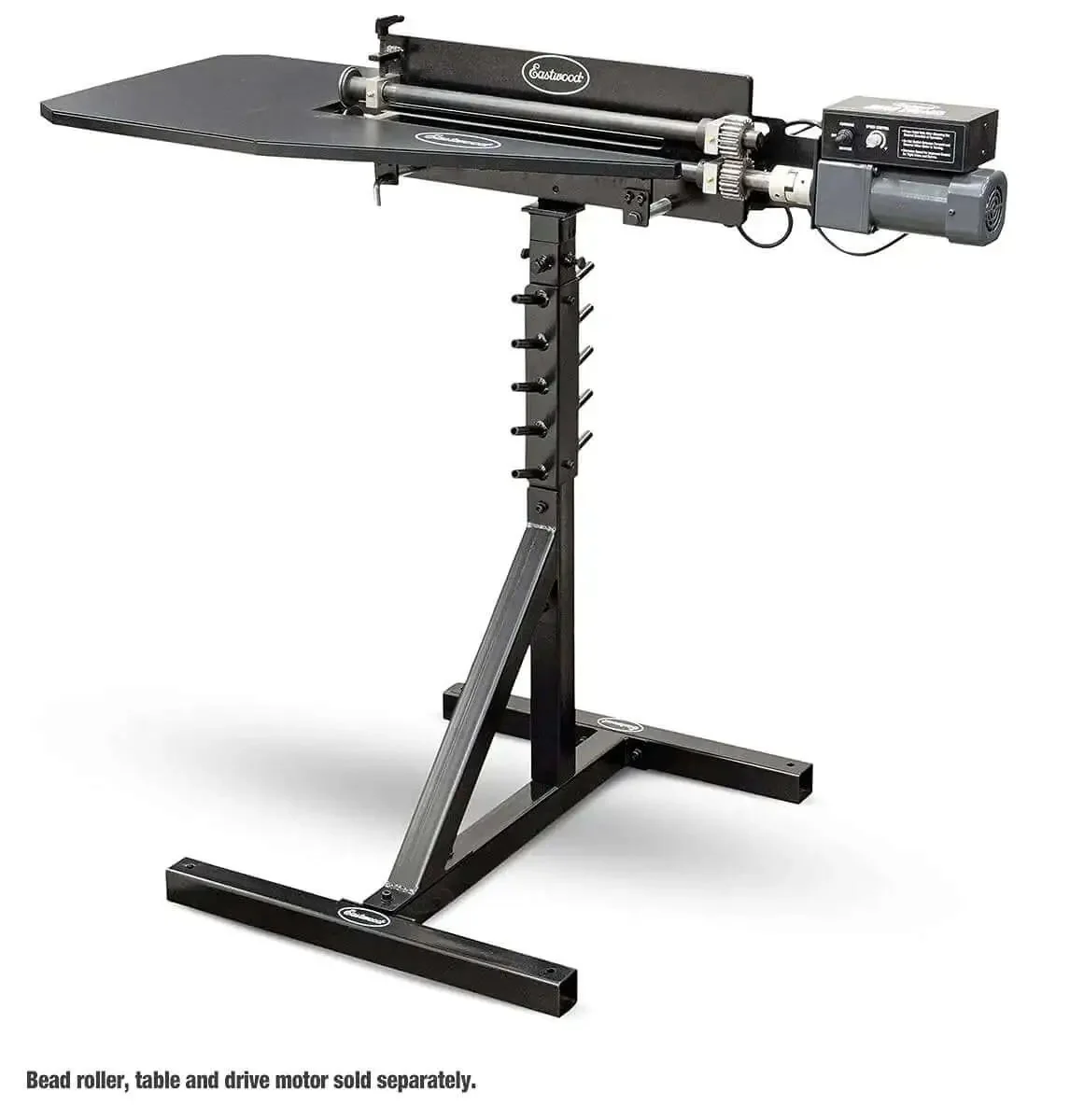 360 Degree Swivel Bead Roller Stand With Integrated Die Storage For 8, 19 And 27 Inch Elite Bead Rollers, Heavy Duty Black Stand With Swivel Head For Flexible Angles And Easy Die Access - Image 2