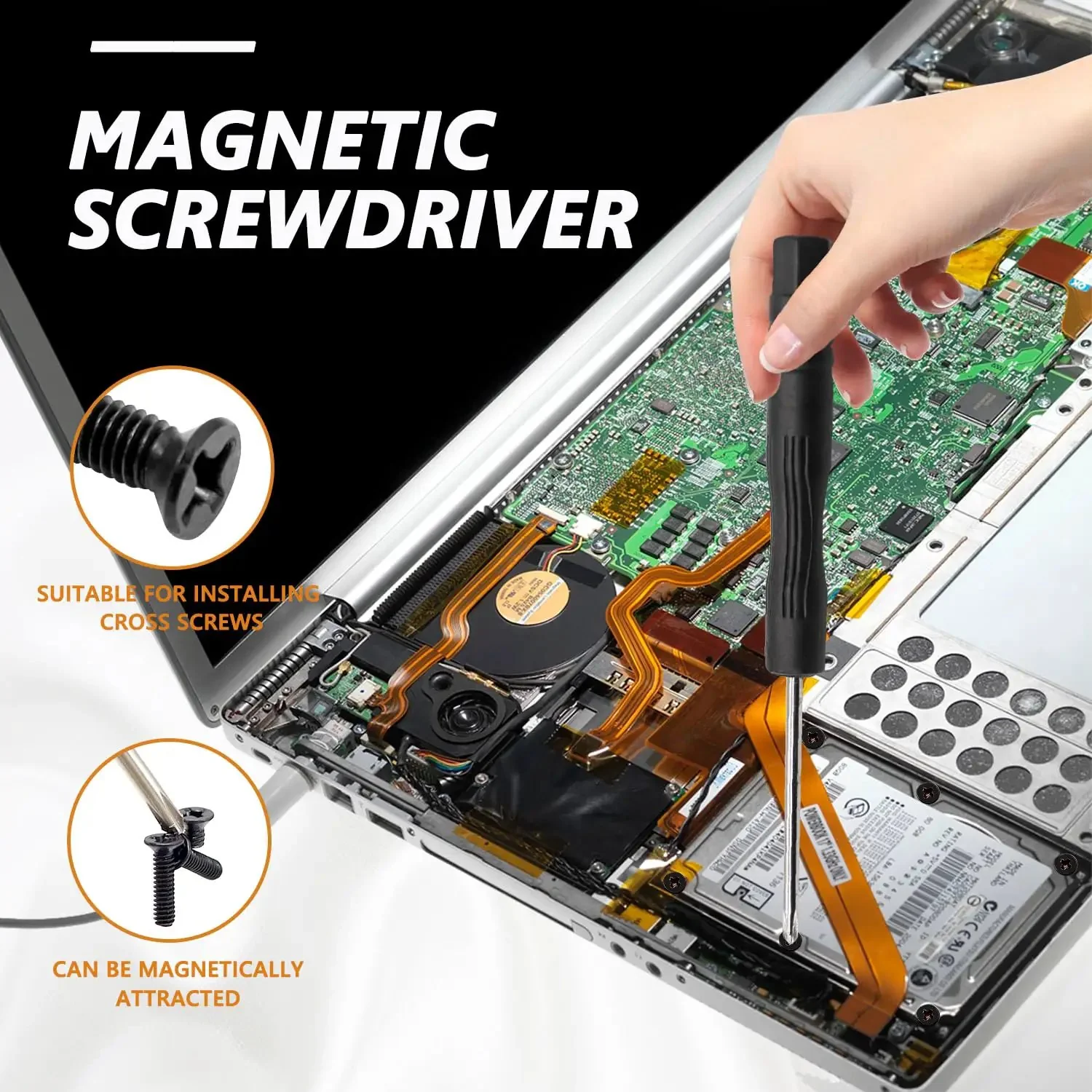 360 Piece Laptop Screws Kit With 12 Sizes M2 M2.5 M3 Replacement Tiny Screws For Motherboard And Laptop Repair DIY Includes Screwdriver Ideal For Tech Builders And PC Enthusiasts - Image 4