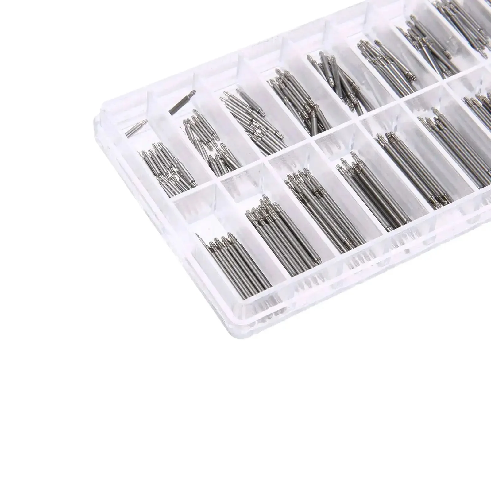 360 Piece Stainless Steel Watch Band Link Pins Kit With 18 Size Assortment, Waterproof and Rustproof Cotter Pins, 0.8Mm Diameter, 6-23Mm Length, 20 Pins Per Size for Easy Strap Repairs and Quick Swaps - Image 4