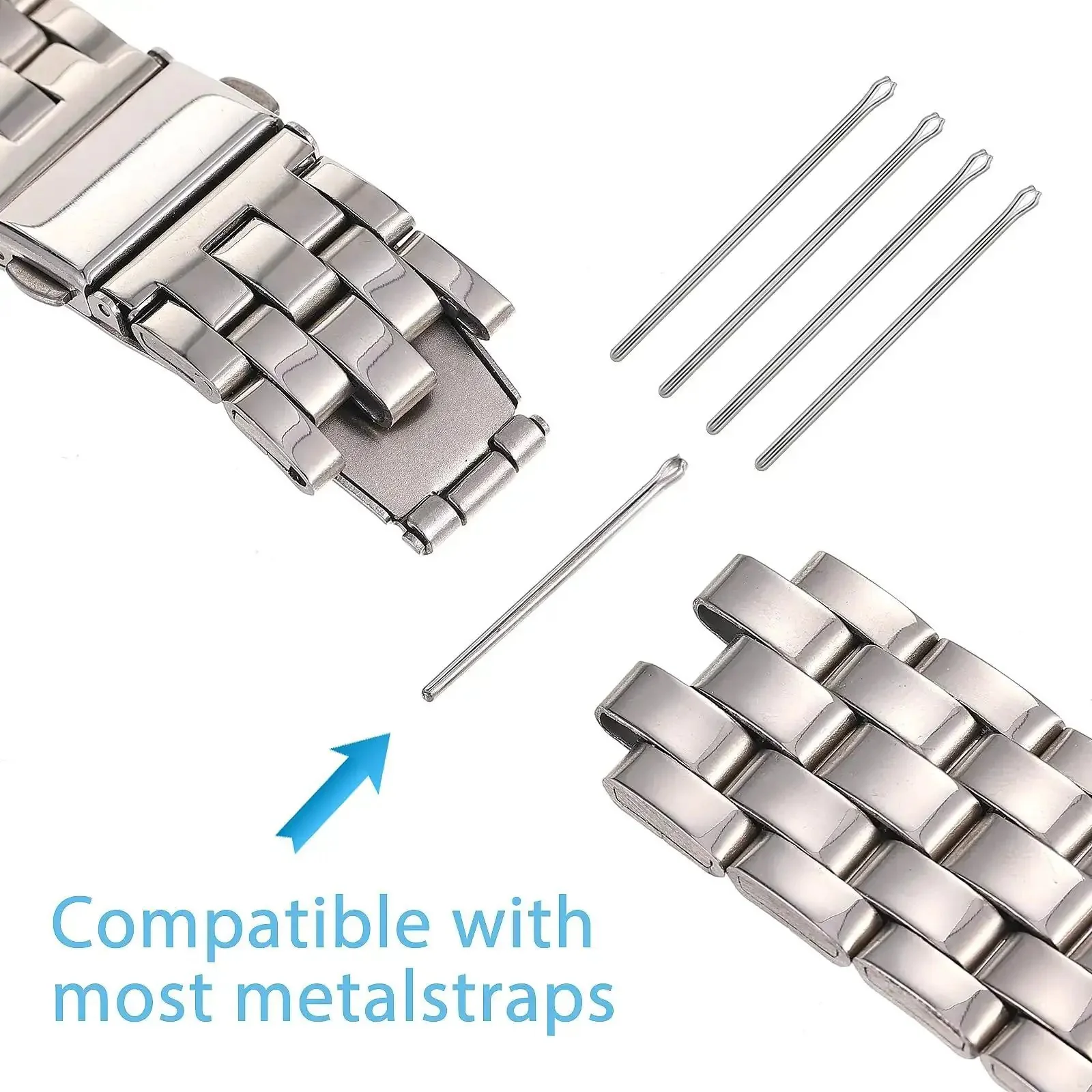 360 Piece Watch Band Pins Kit, Stainless Steel Cotter Pins, Replacement Link Pins For Watch Bands, 18 Sizes, 6 To 23mm, Assortment, Handy DIY Repair Kit For Watchmakers - Image 6