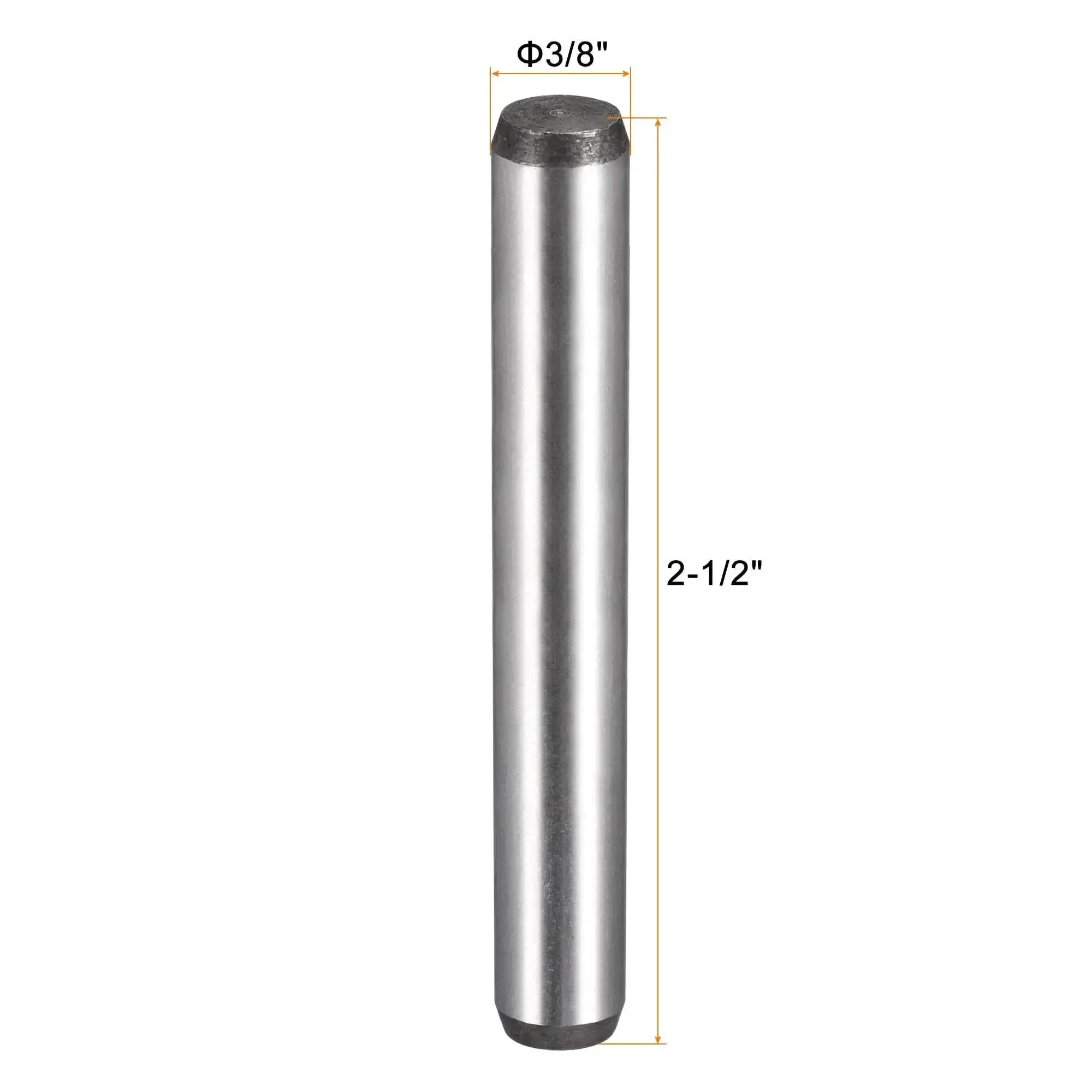 3/8 Inch Dowel Pins Set Of 2 2-1/2 Inch Length Heat Treated Alloy Steel For Extra Hardness Bright Finish Accurate Alignment Anti Rust Corrosion Resistant Vibration Polished Finish - Image 5