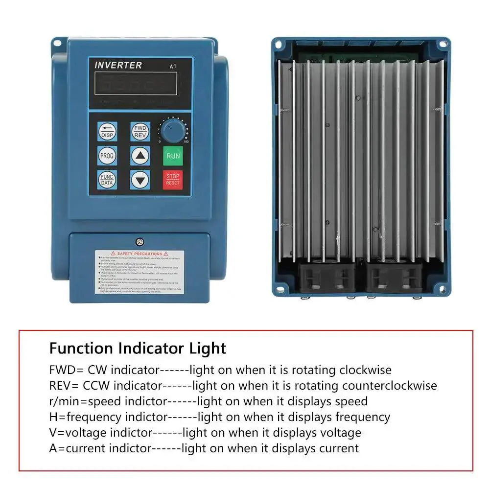 380V 4kW Three Phase VFD Inverter With PWM Control Variable Frequency Drive For 3 Phase Motors Speed Controller Built For Rugged Industrial Use Smooth Start Precise Speed Easy Setup - Image 7