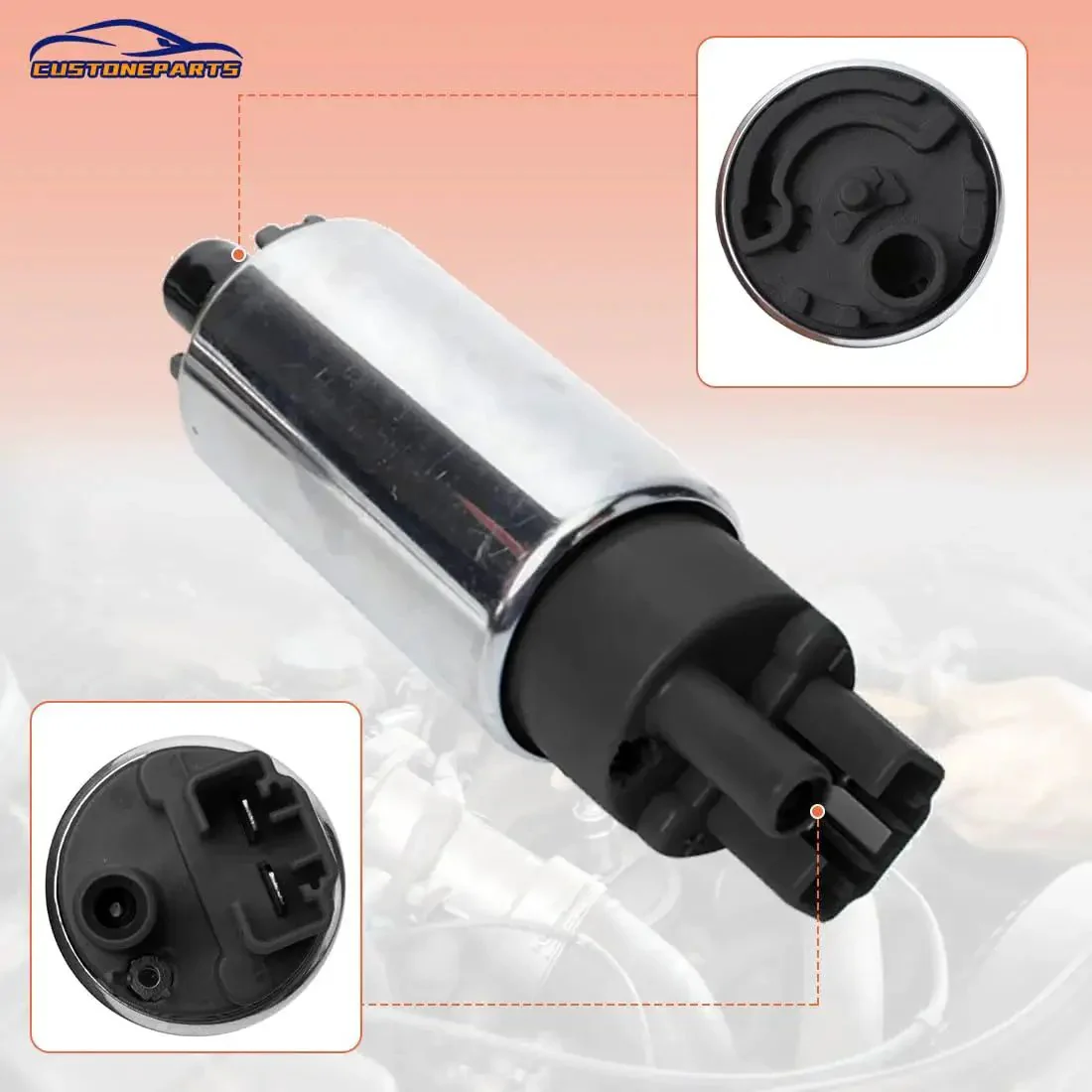 38mm Diameter Electric Fuel Pump Core With Installation Kit Fits Toyota Camry Corolla Tacoma 4Runner Sienna Honda Civic CR-V Accord Mazda Miata RX-8 3 5 6 Lexus IS300 ES300 RX350 12V DC Replaces E8213 - Image 6