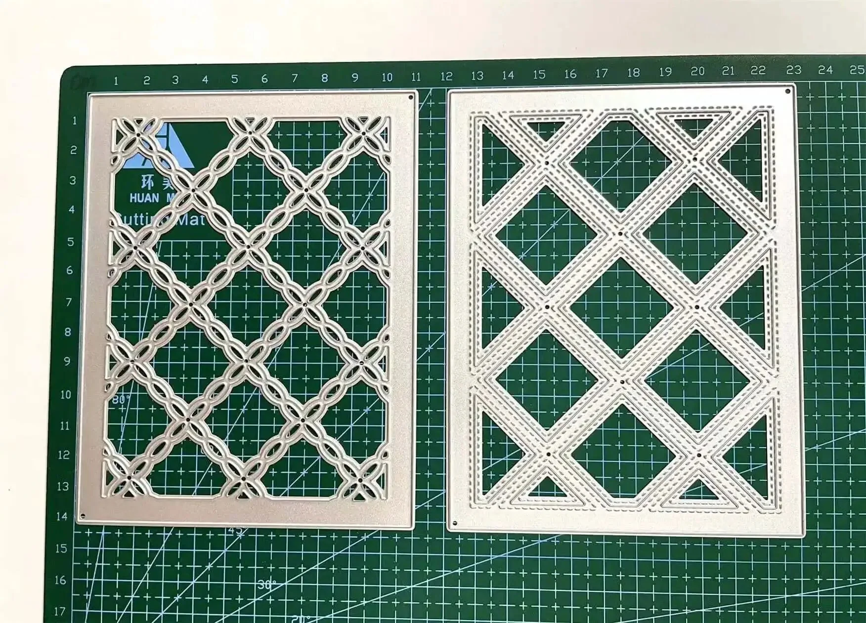 3D Floral Background Frame Cutting Dies Set For Scrapbooking And Card Making, Metal Stencil Embossing Template In Carbon Steel, Pro Grade DIY Craft Tools For Paper Arts And Album Decoration Diamond Set - Image 2