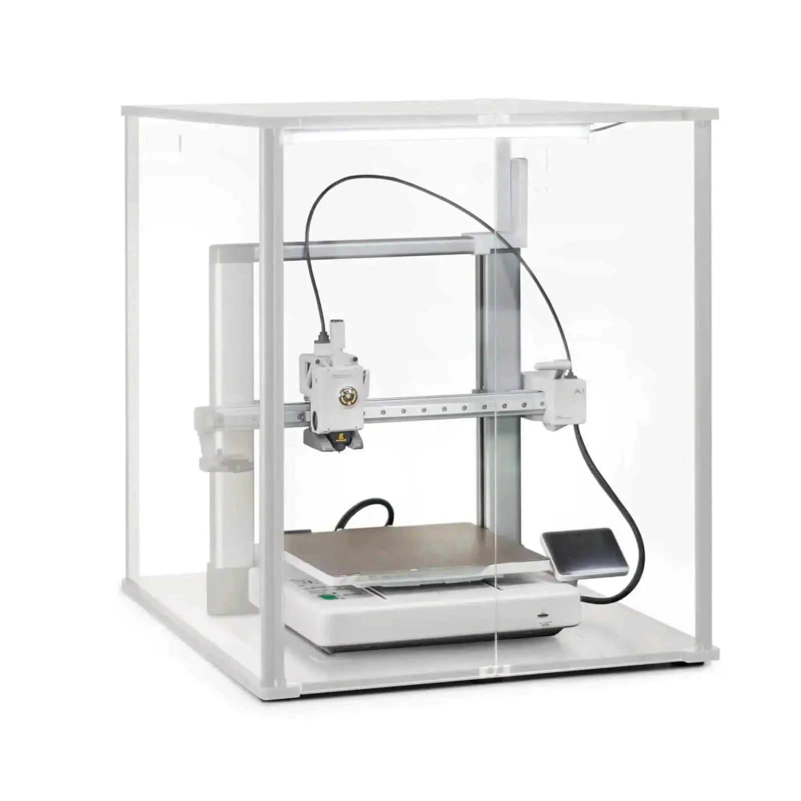 3D Printer Enclosure For Bambu Lab A1 With AMS Lite Dope Filtration To Keep Odors At Bay, Filters Fumes, Improves Air Quality, Optional External Vent Hose, Easy Setup, Safe, Quiet Operation For Your Home Workshop
