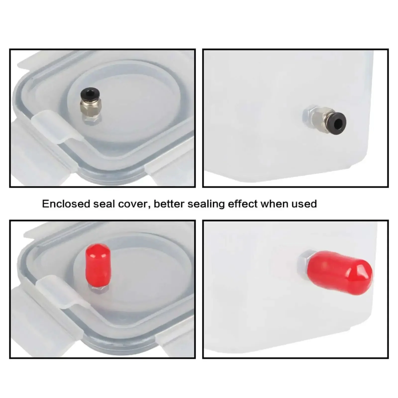 3D Printer Filament Dry Box Tubing Kit With 2.5x4mm Feed Tube Quick Connect Fittings Locking Nut Sealing Plugs 100 cm Long Easy Install No Fuss For Clean Reliable Prints - Image 4
