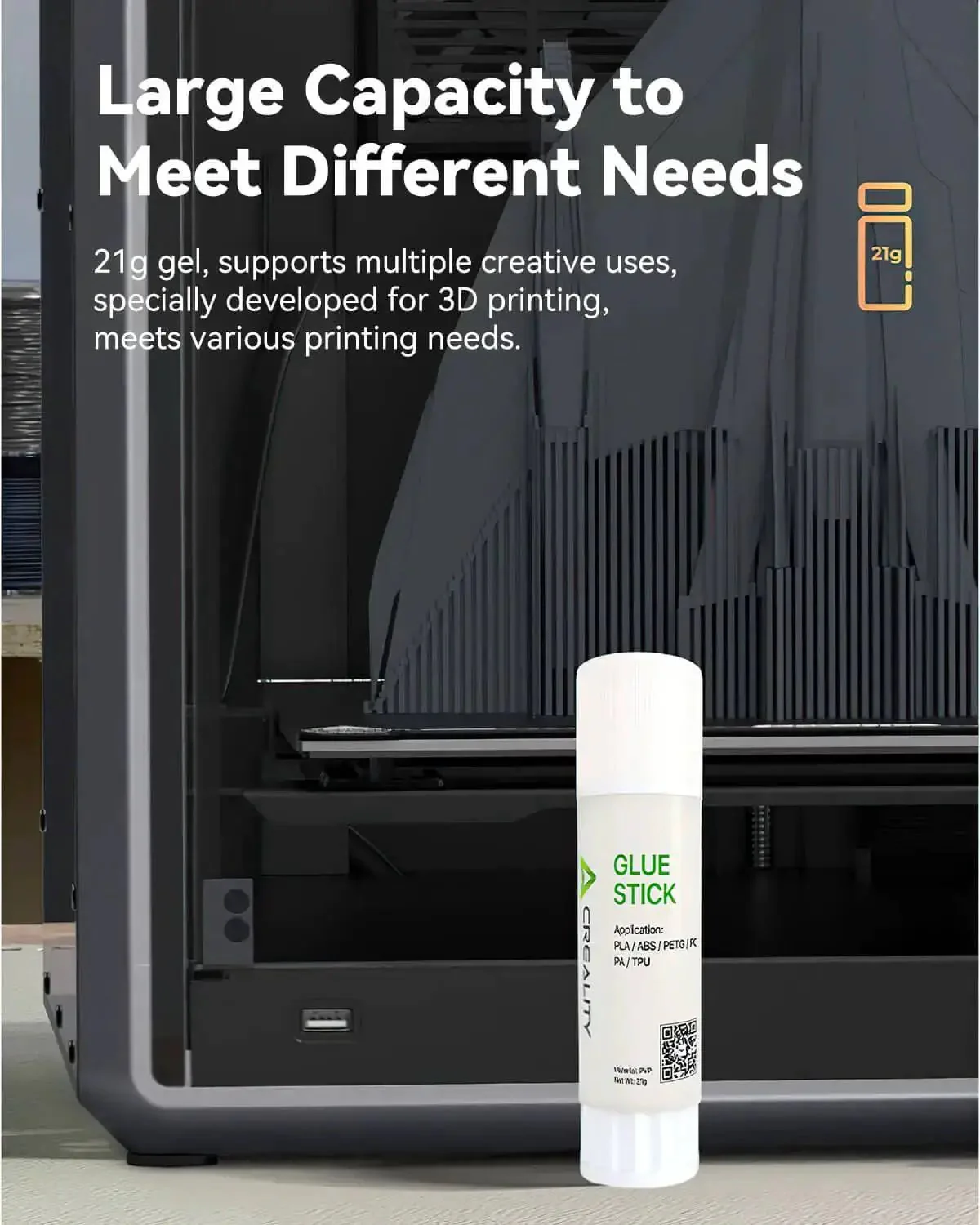 3D Printer Glue Sticks PVP Solid Adhesive For Build Plate And Hot Bed Enhanced Adhesion To Prevent Warping For PLA ABS PETG PC PA TPU 4 Pack Great For Beginners And Pros Alike With Easy Application And Clean Build Plate Performance - Image 2