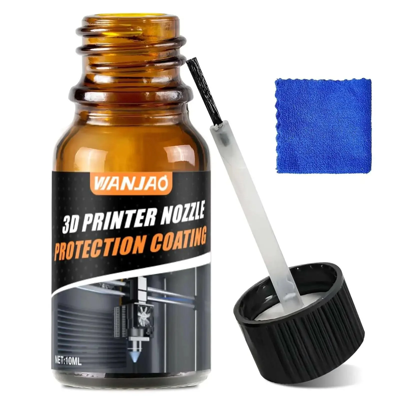 3D Printer Nozzle Protection Coating That Keeps Material Buildup And Clogging Away High Temp Non Stick Layer For Cleaner Nozzles Boosts Print Quality Durable Nozzle Cleaner For Most Printers 10Ml