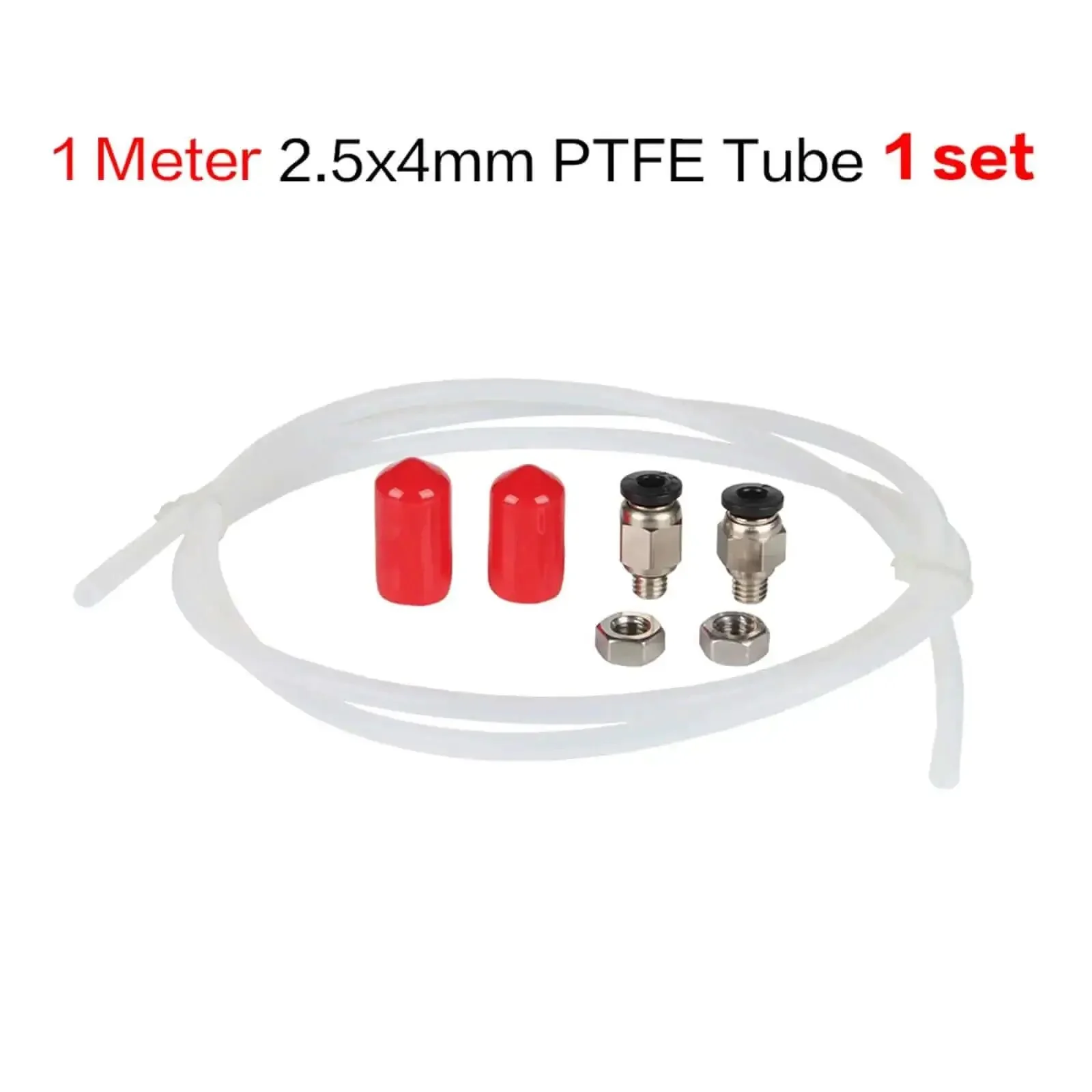 3D Printing Filament Dry Box Tubing Set With 2.5x4mm Inner Diameter Feed Tubes, Quick Connects And Sealing Plugs For Easy Install And No Fuss Setup, Secure Locking, Keeps Your Printer Running Smoothly - Image 5