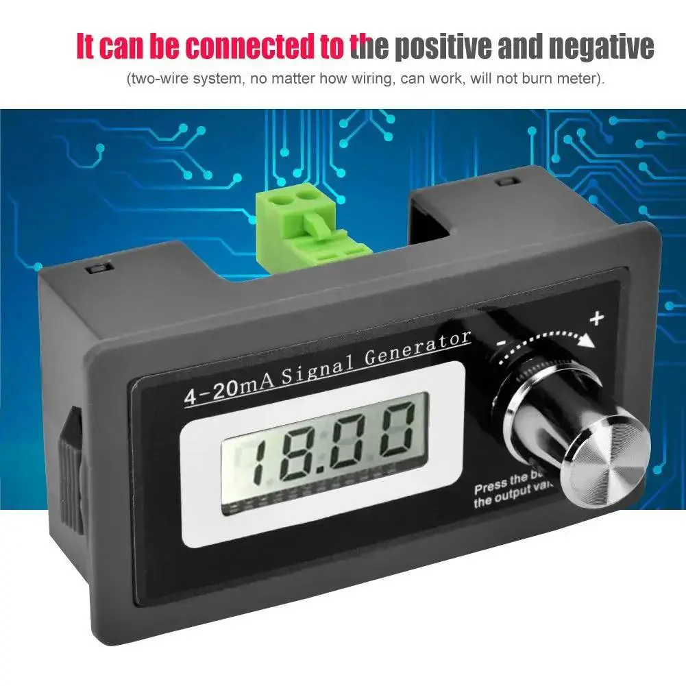 4-20mA Signal Generator And Analog Simulator For Two-Wire Transducer, Adjustable 3-21mA Output, High Precision DC Current Source DIY Kit With LCD Display And Rotary Encoder, Ideal For Testing, Debugging, And Lab Projects - Image 5