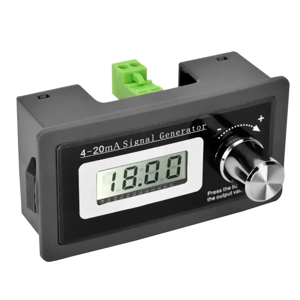 4-20mA Signal Generator for Precise Current Loop Calibration, Adjustable 3-21mA DC Analog Simulator for Two-Wire Transducers, Industrial PLC and Sensor Debugging, Pinpoint 0.01 Display Accuracy for Reliable Diagnostics - Image 6