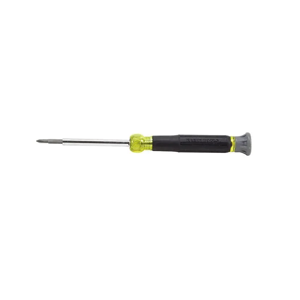 4-In-1 Electronics Screwdriver Set With Non-Magnetic Tips, Includes 2 Slotted And 2 Phillips Precision Machined Bits, Free-Spinning Cap For Palm Rest, Chrome-Plated Barrel, Ideal For Terminal Blocks - Image 2